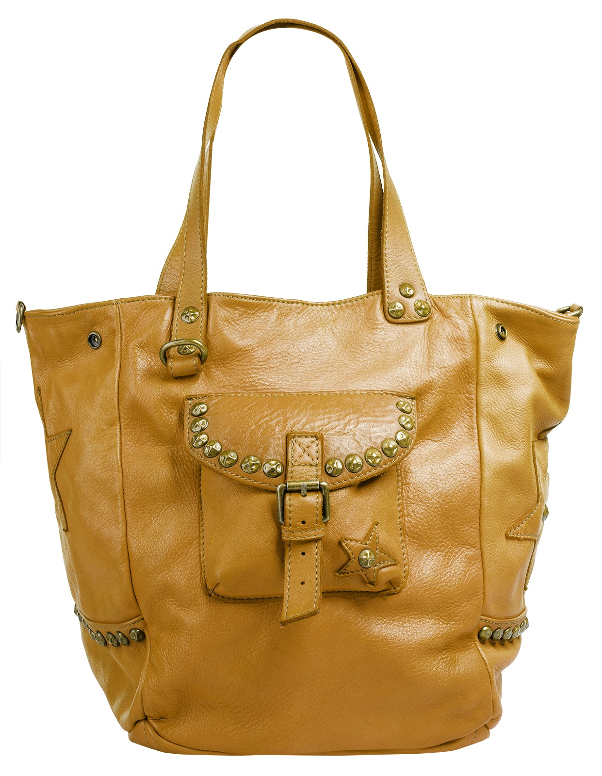 Samantha Look Shopper echt Leder, Made in Italy
