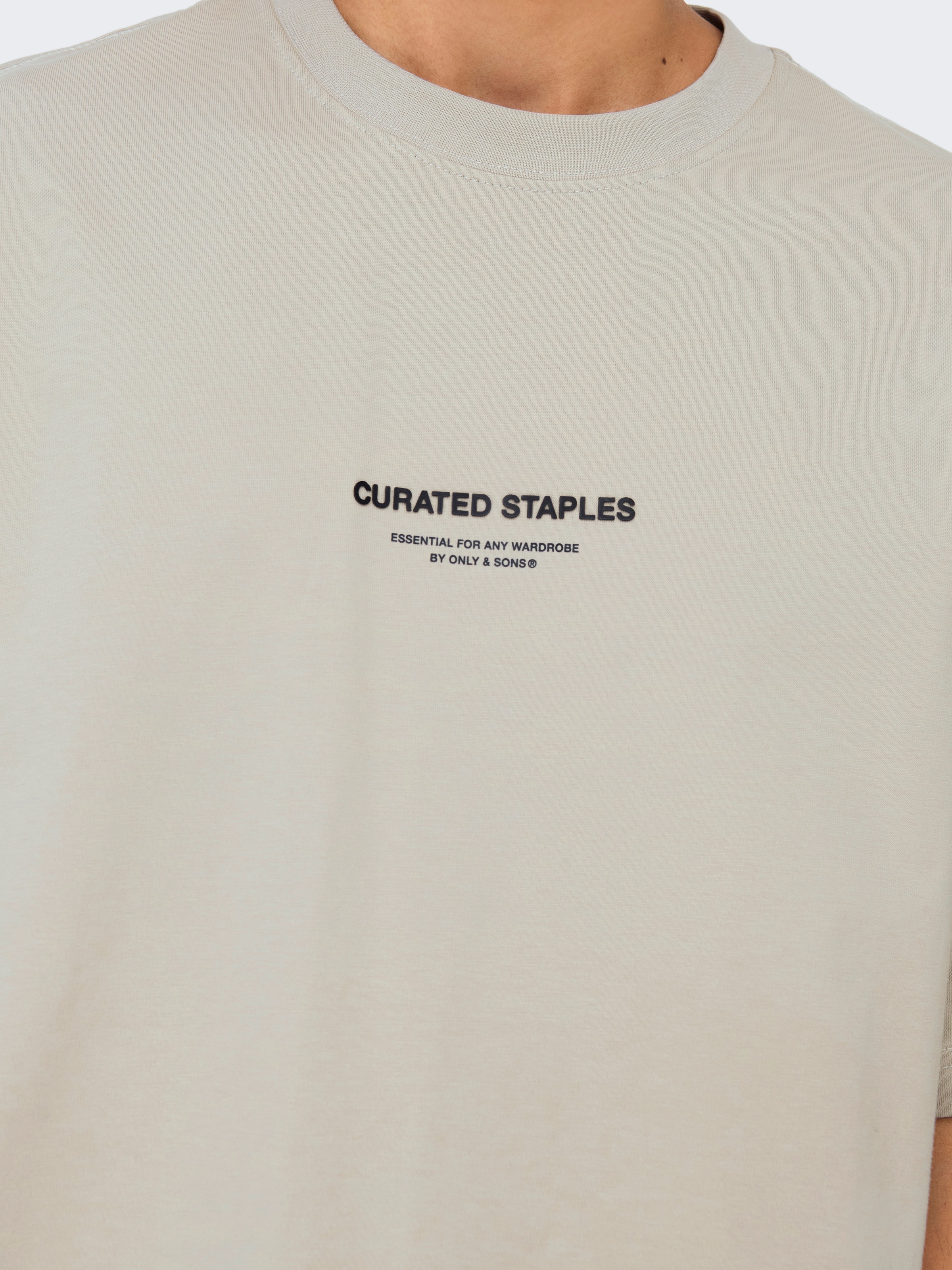 ONLY & SONS Rundhalsshirt »ONSCURATED RLX PRINT SS TEE«