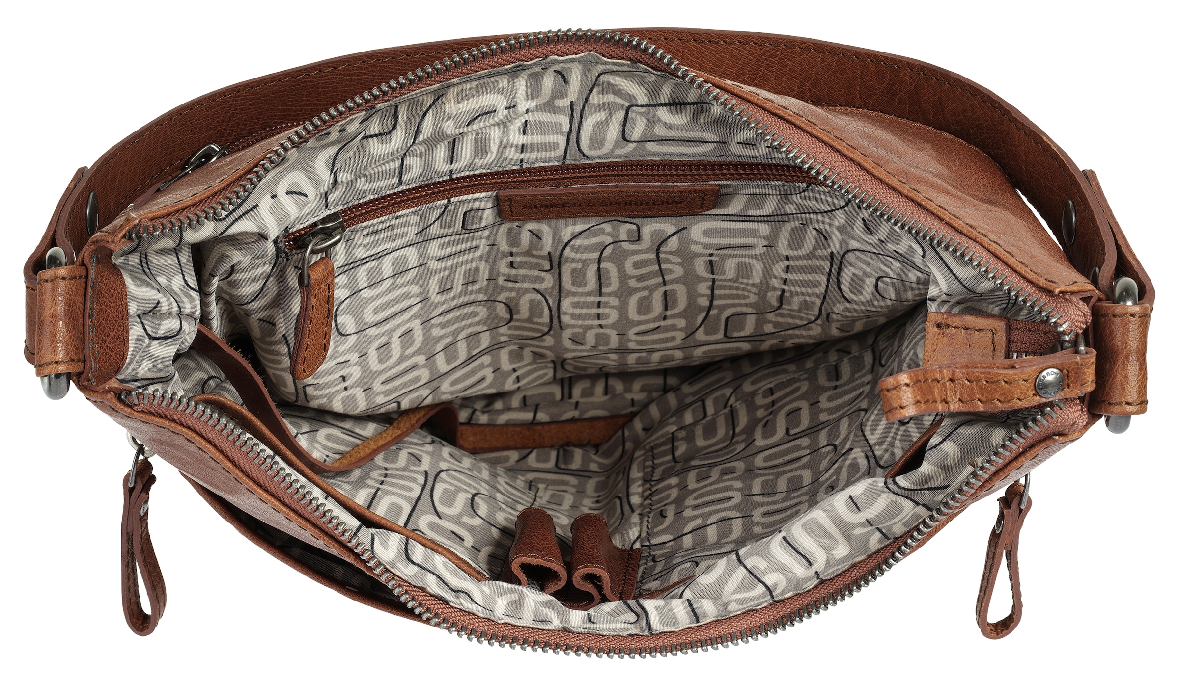 Spikes & Sparrow Umhängetasche echt Leder