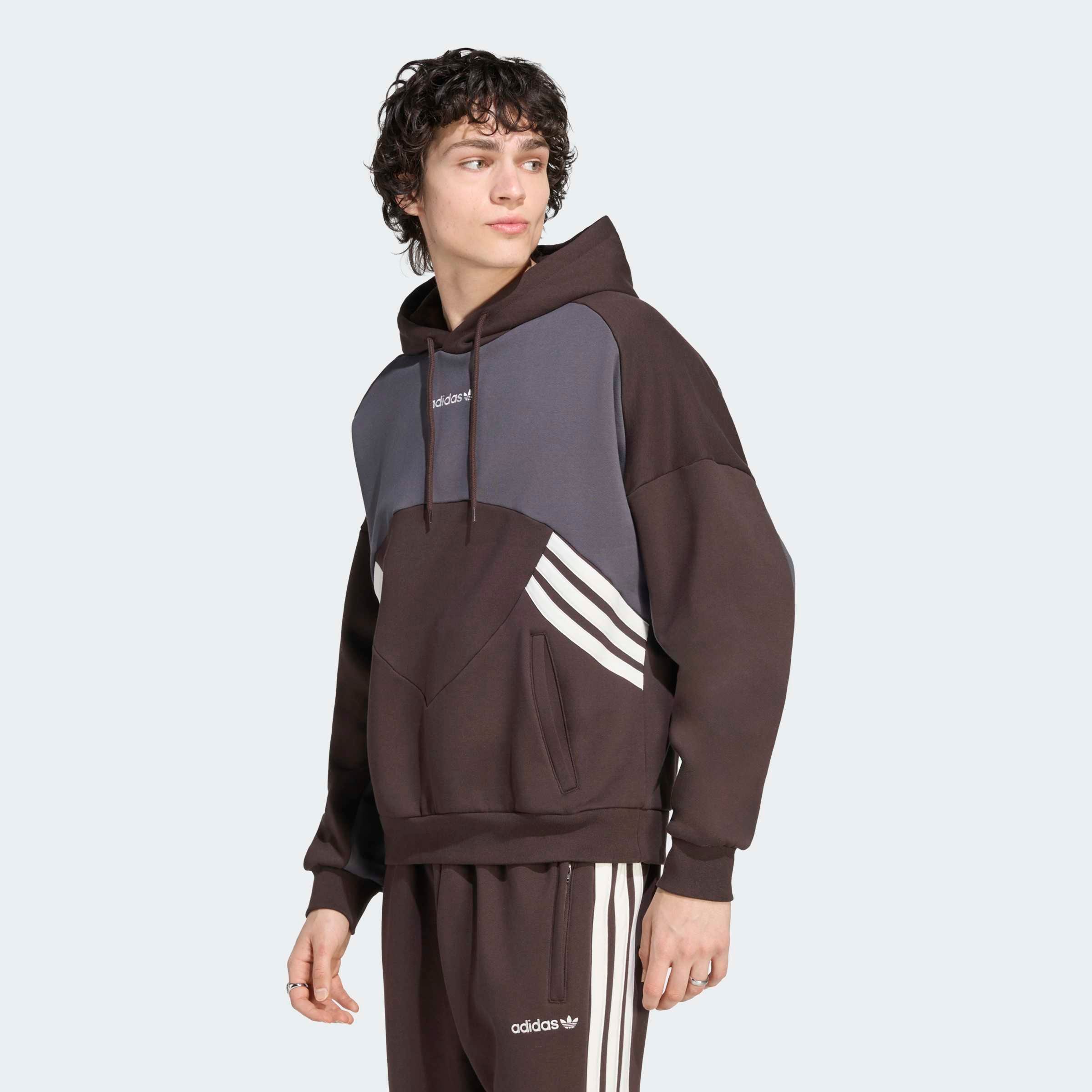 Image of adidas Originals Kapuzensweatshirt "MUNICH 93 HOODIE", sportlich, lockere Passform, mit angesetztem Bündchen