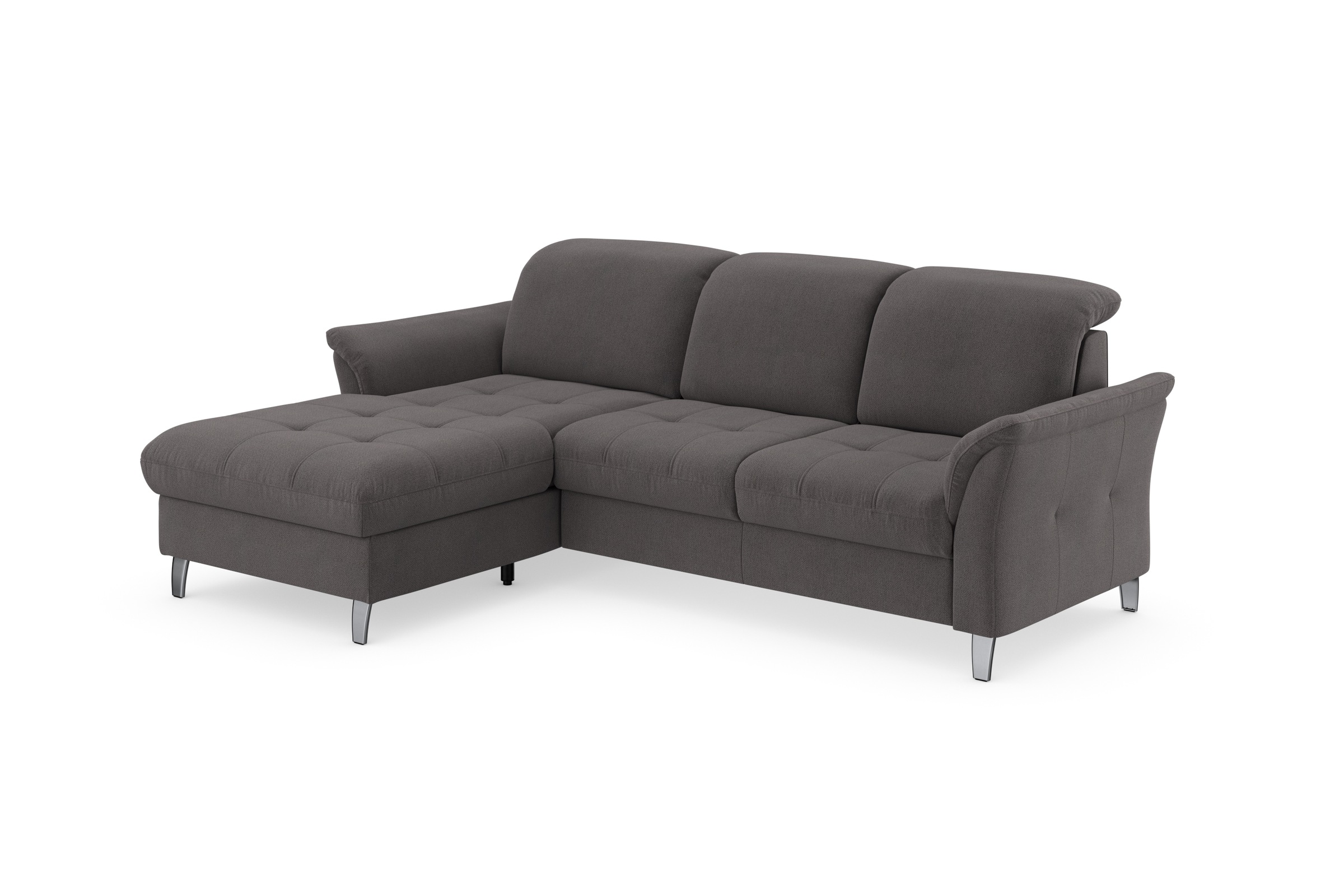 sit&more Ecksofa »Maggiore L-Form«, wahlweise mit Kopfteilverstellung, Bettfunktion und Bettkasten