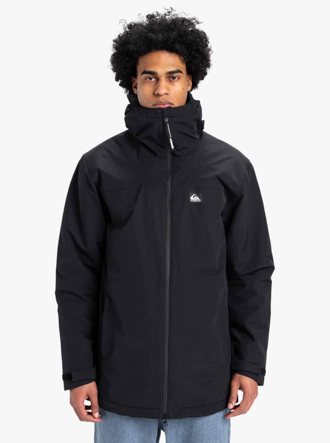 Image of Quiksilver Langmantel "OVERCAST 3K PARKA" aus Baumwolle und Nylon, sportlicher Stil, atmungsaktiv