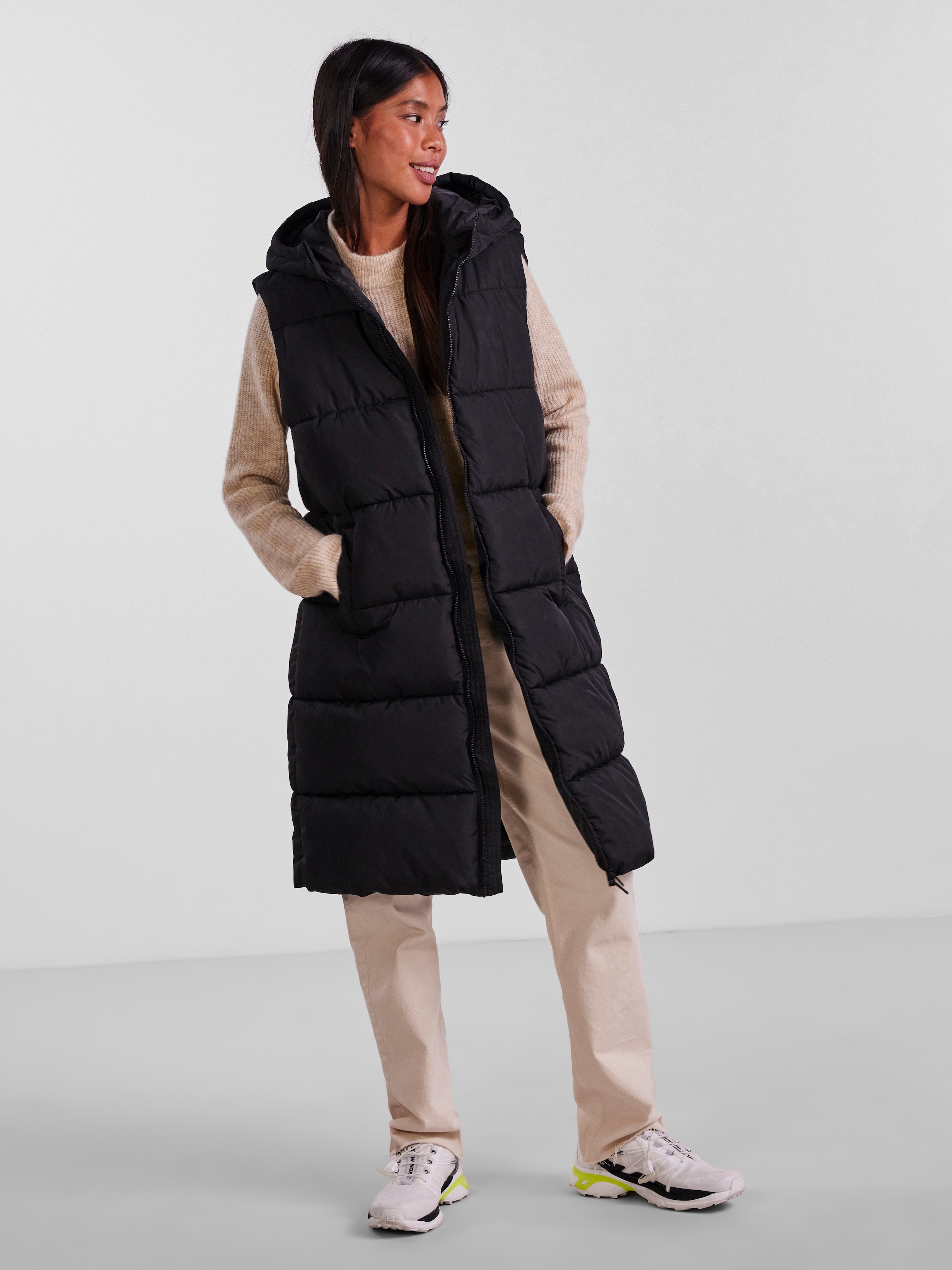 Image of pieces Steppweste "PCBEE NEW LONG PUFFER VEST NOOS BC"