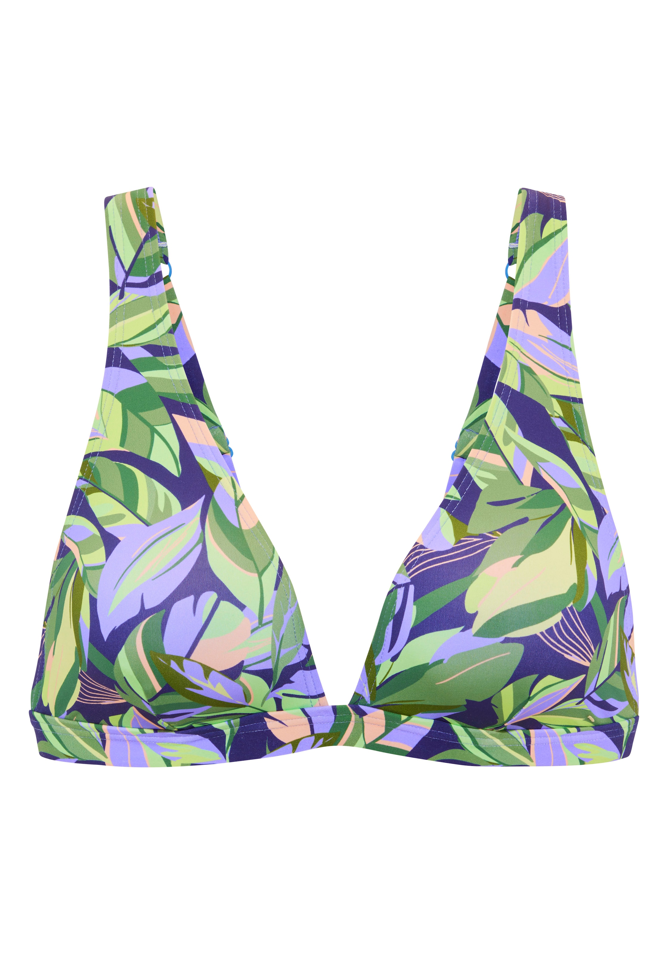 Image of s.Oliver Triangel-Bikini-Top "Avin" mit modernem Allover-Print