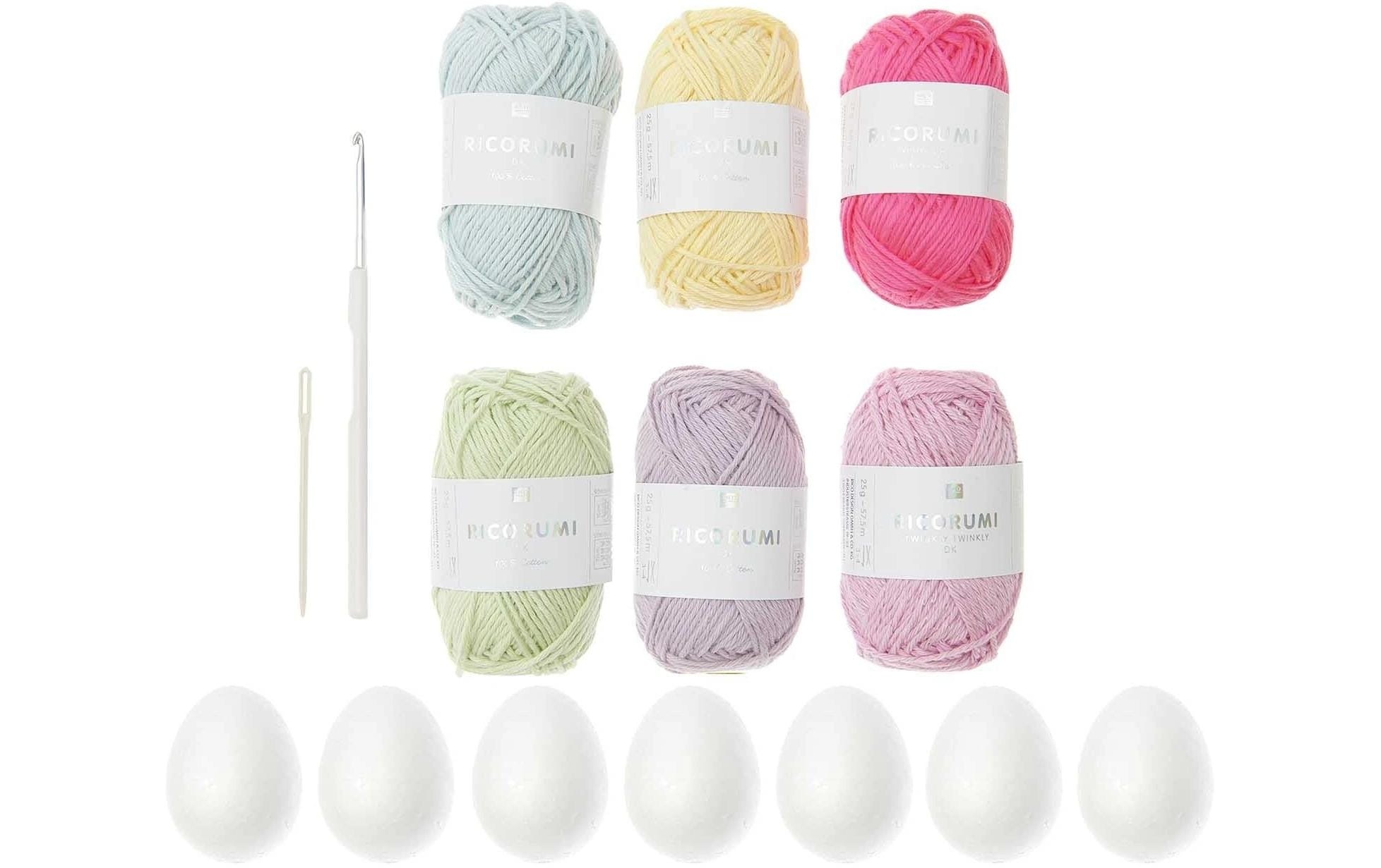 Rico-Design Verlag Kreativset »Häkeln Ricorumi Ostereier«