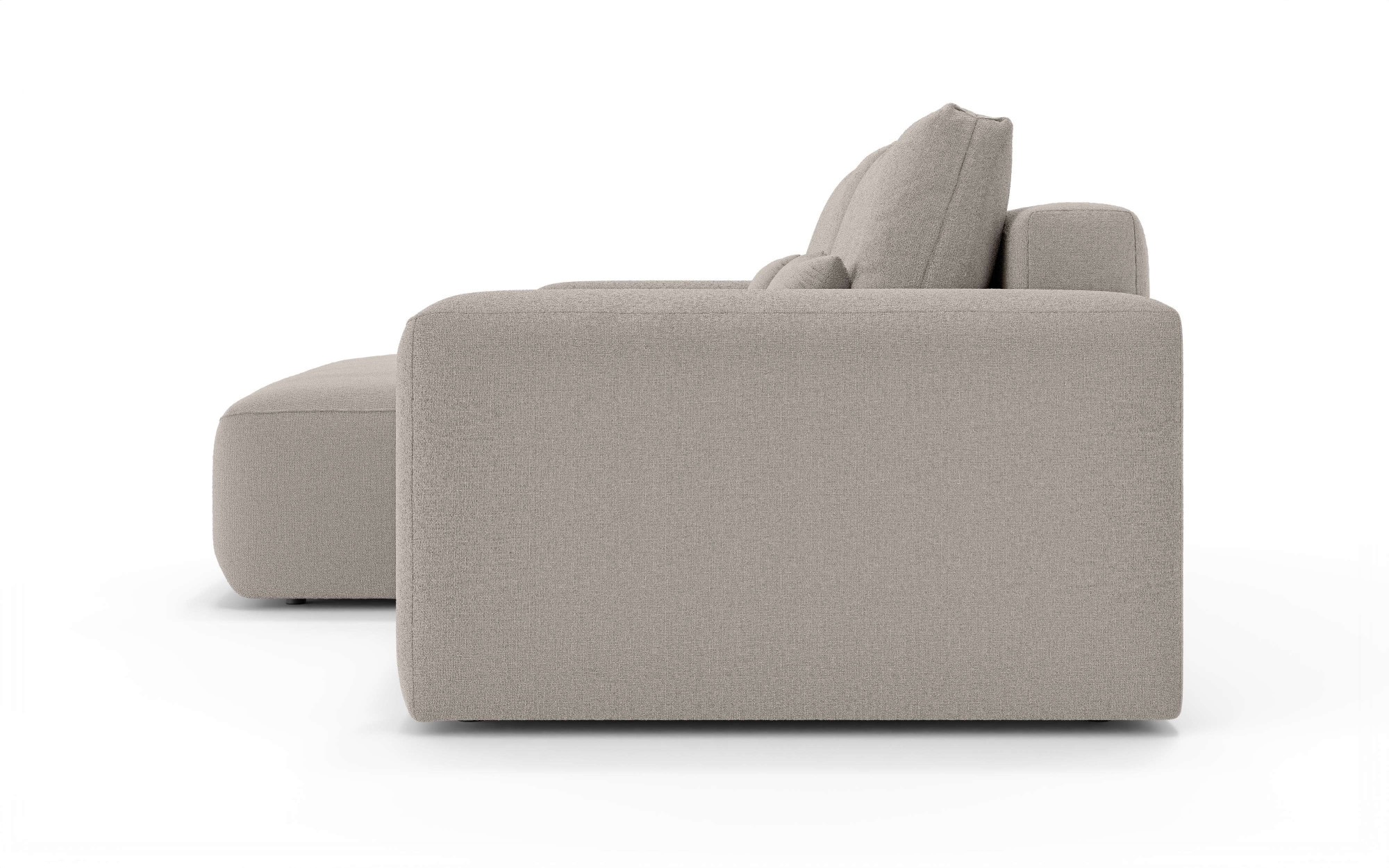 GOODproduct Ecksofa »MATTS Schlafsofa mit Bettkasten, Masse B/T/H: 265/159/89 cm« L-Form mit Recamiere rechts oder links, hoher Sitzkomfort