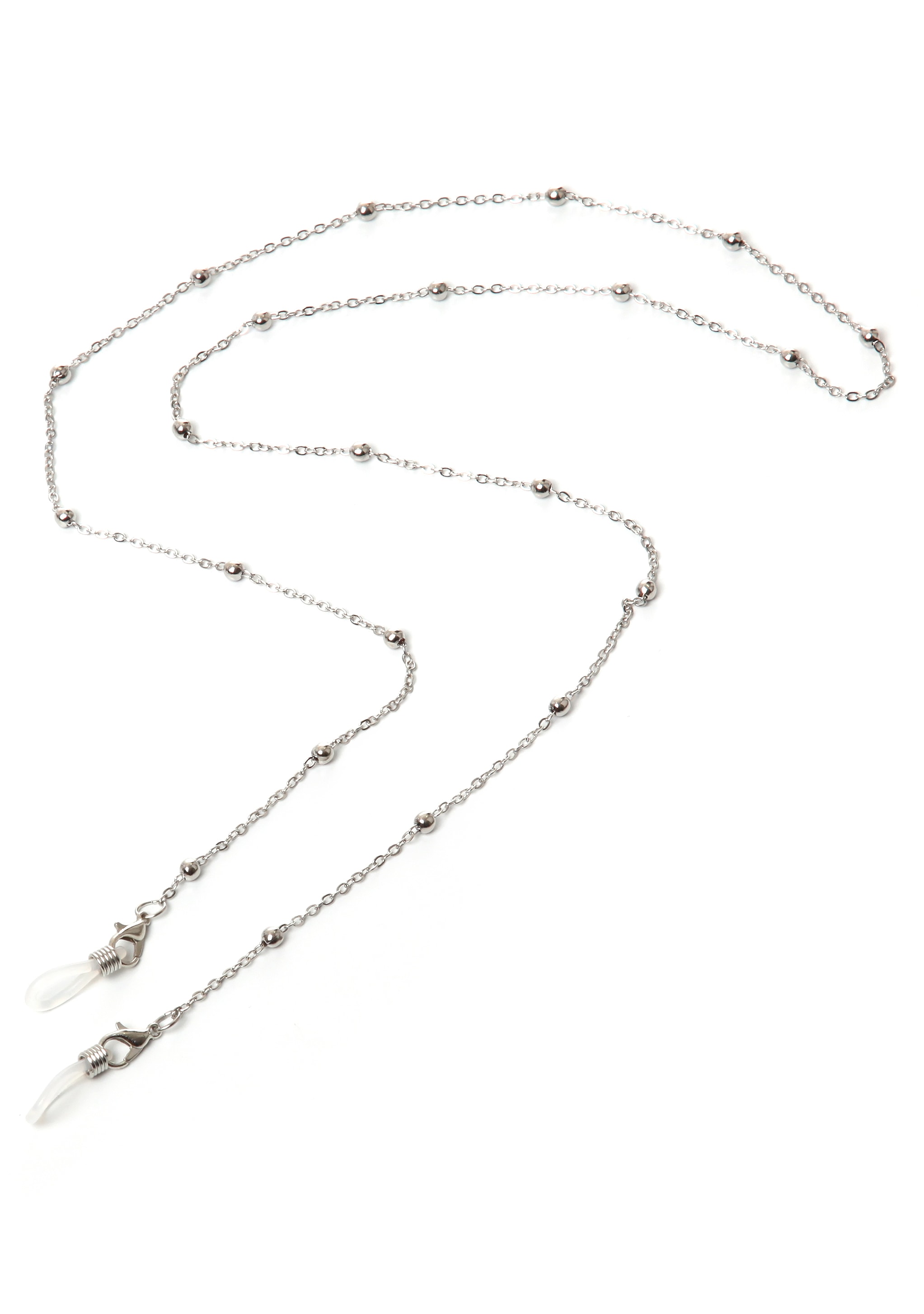 Image of Firetti Brillenkette "mit Kugelelementen, rhodiniert" 1 Stk. tlg.