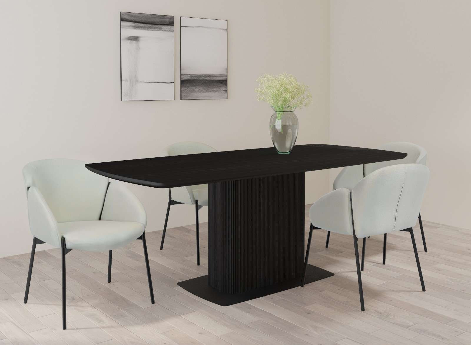 GOODproduct Esszimmerstuhl »Westfox« () 2 Stk.gepolsterte Rückenlehne, Armlehne und Sitzfläche, Sitzhöhe 49 cm