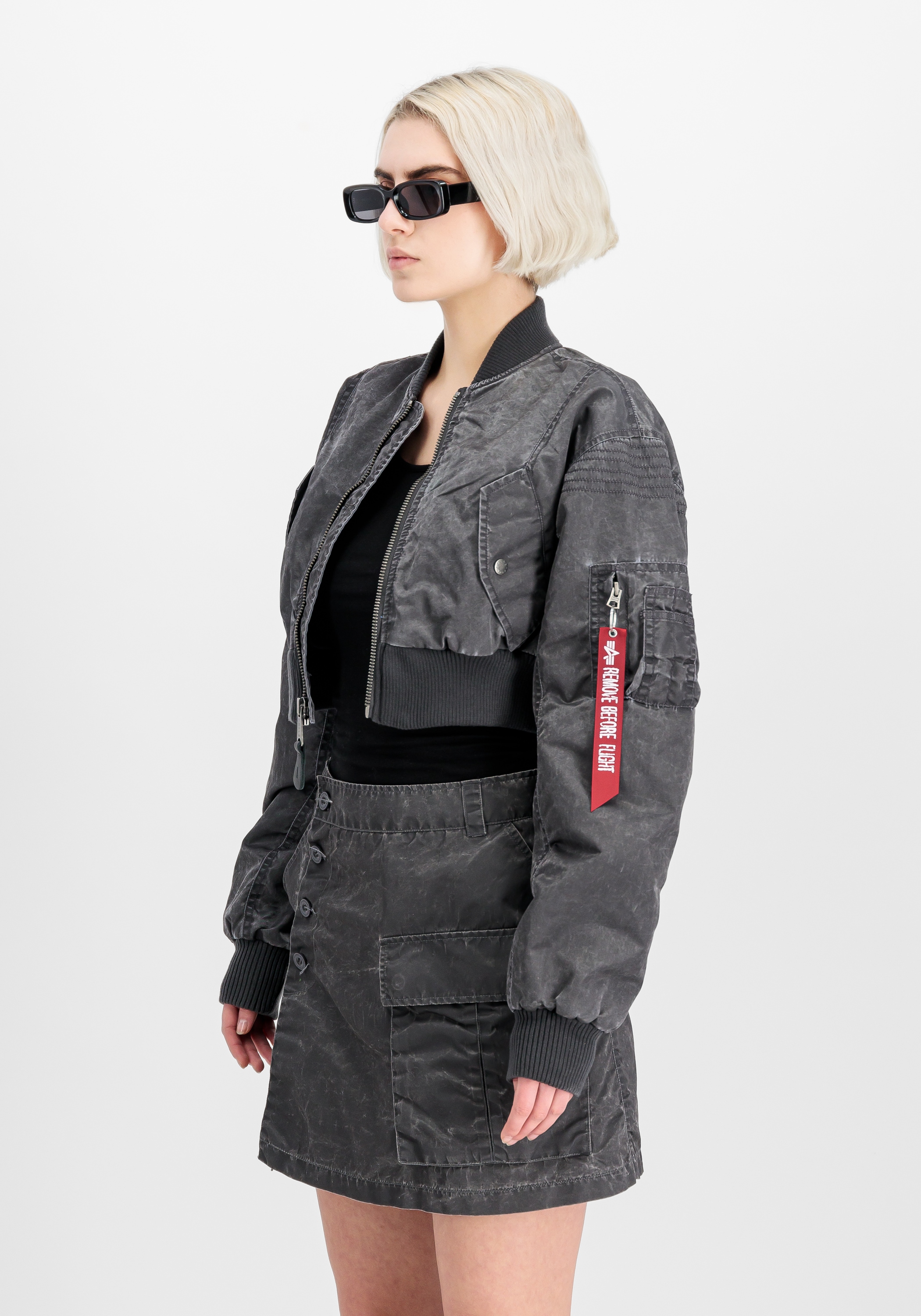 Alpha Industries Bomberjacke »MA-1 Vintage Cropped Light W«