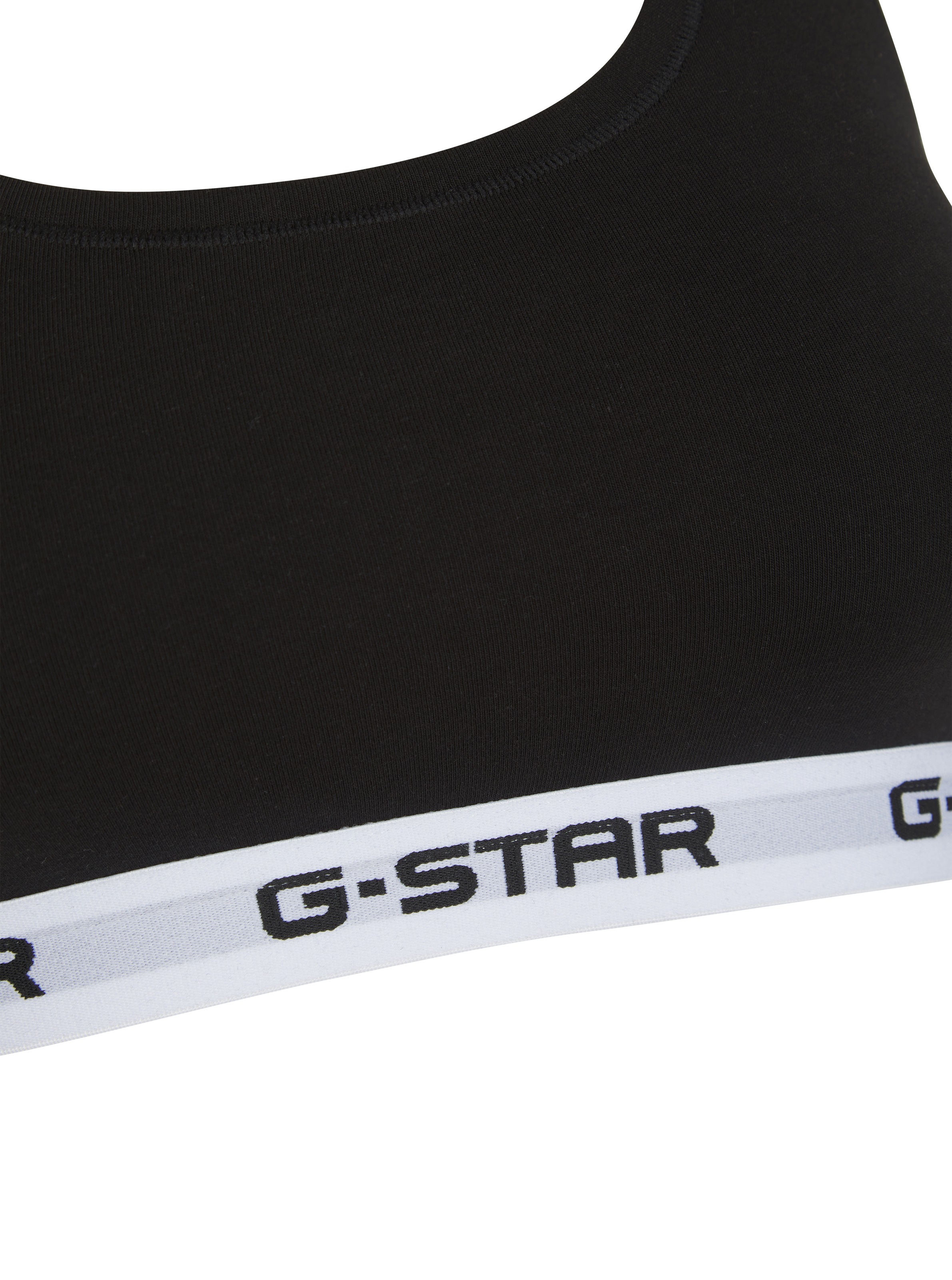 G-STAR Bralette »CARNELIAN, BRAS 2 PACK RACERBACK« Packung, 2 Stk. mit Logo-Saum