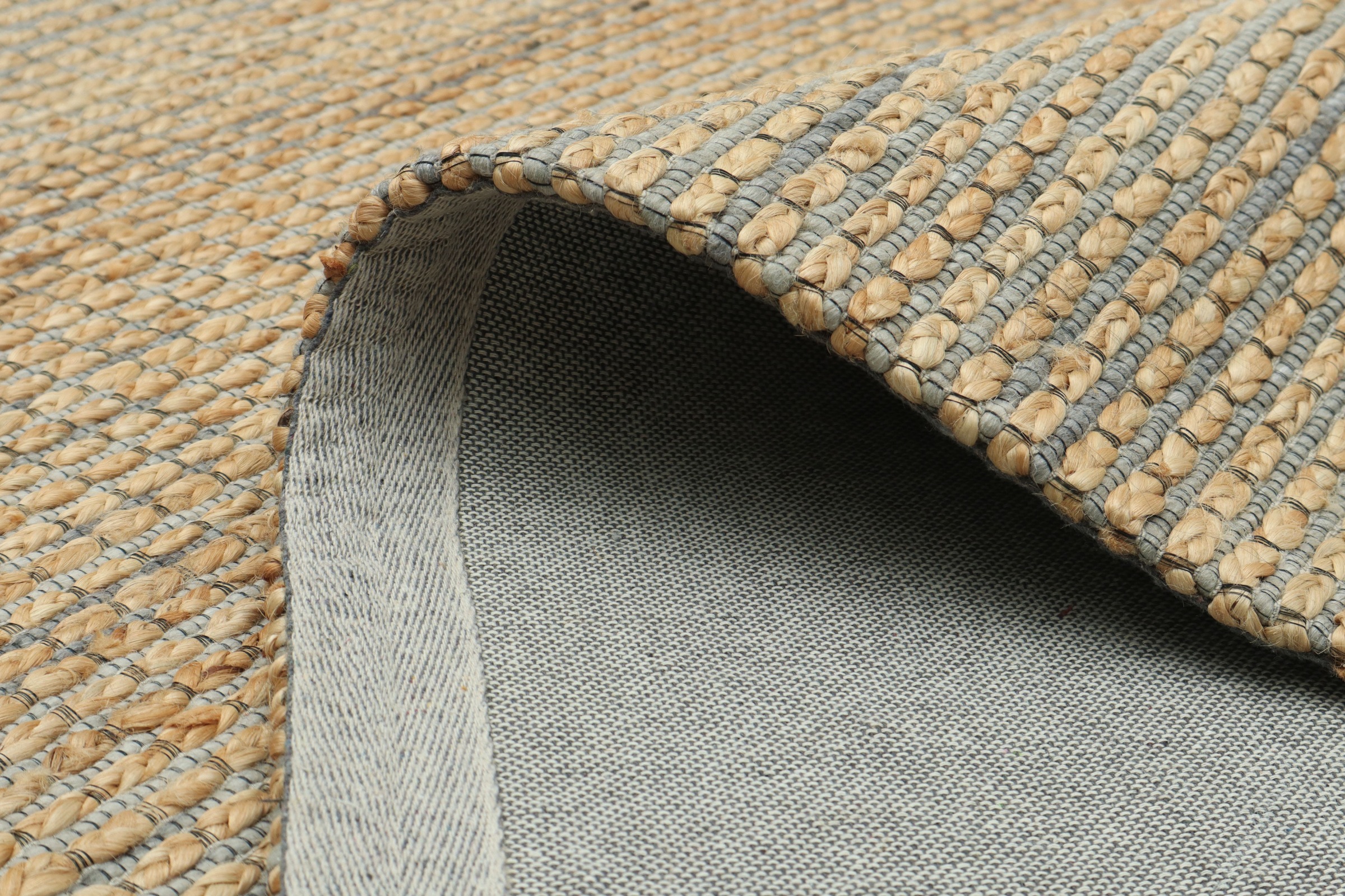 GOODproduct Teppich »Jerron, Jute-Mix, Flechtoptik« rechteckig 15 mm Höhe Scandi-Stil, Strukturgewebe, Wohnzimmer, Schlafzimmer, Esszimmer