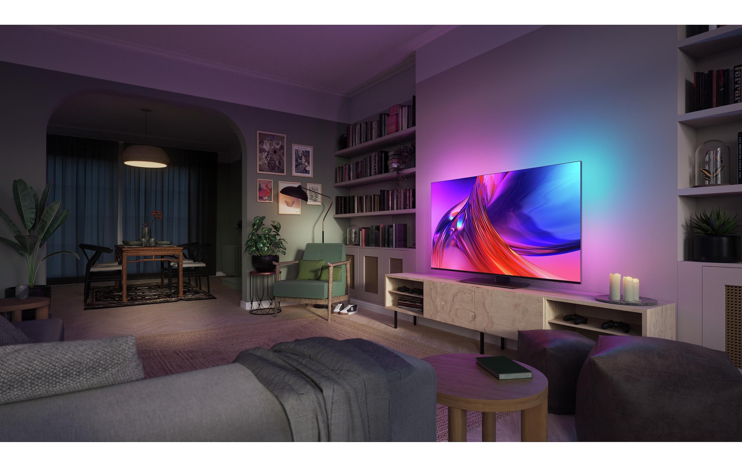 Philips LED-Fernseher »43PUS8808/12 43 3840 x 2160 (Ultra HD 4K), LED-LCD«, 108 cm/43 Zoll, 4K Ultra HD, Google TV