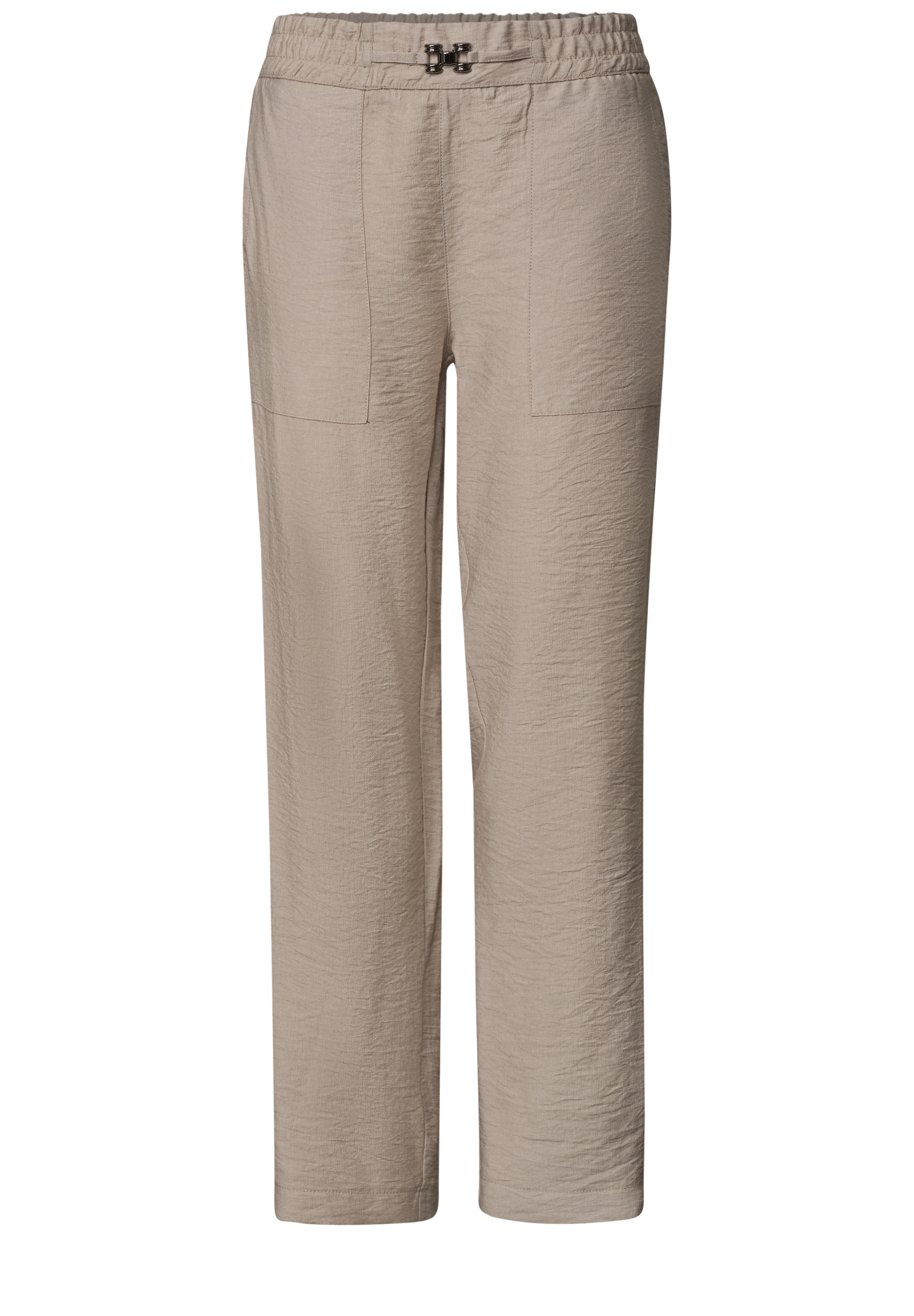 STREET ONE Pantalon en tissu »Style Bonny«  Slim Leg Hose im Loose Fit mit Gürteldetail
