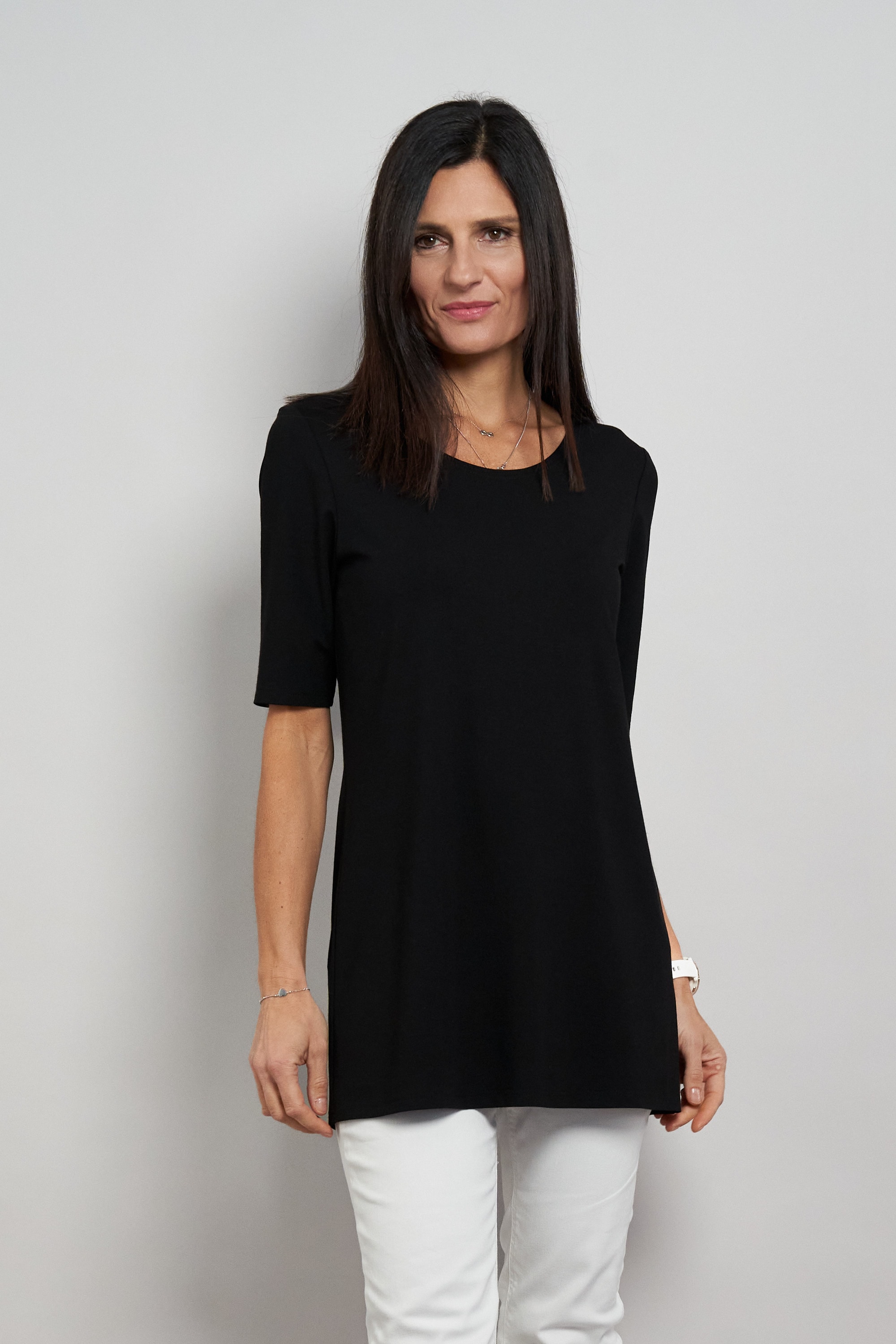 Image of Seidel Moden Longshirt "Otto exclusiv" Shirt in A-Linie, MADE IN GERMANY