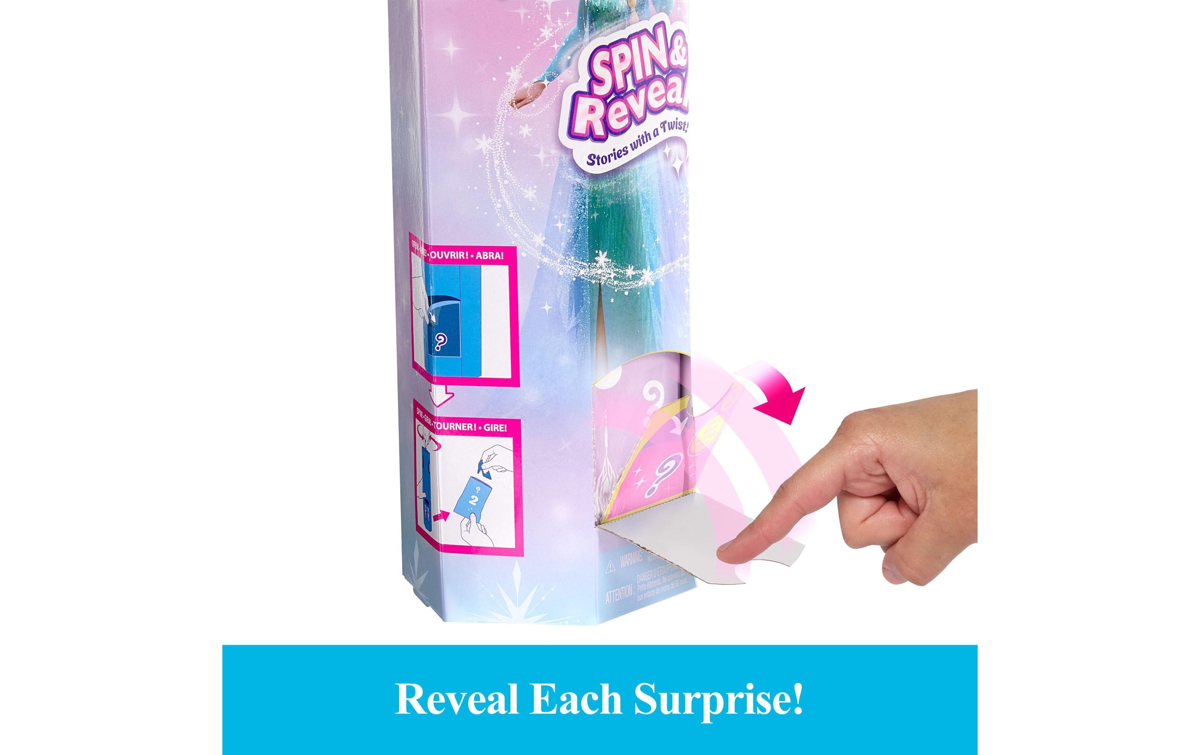 Disney Frozen Anziehpuppe »Frozen Eiskönigin Spin & Reveal Elsa«