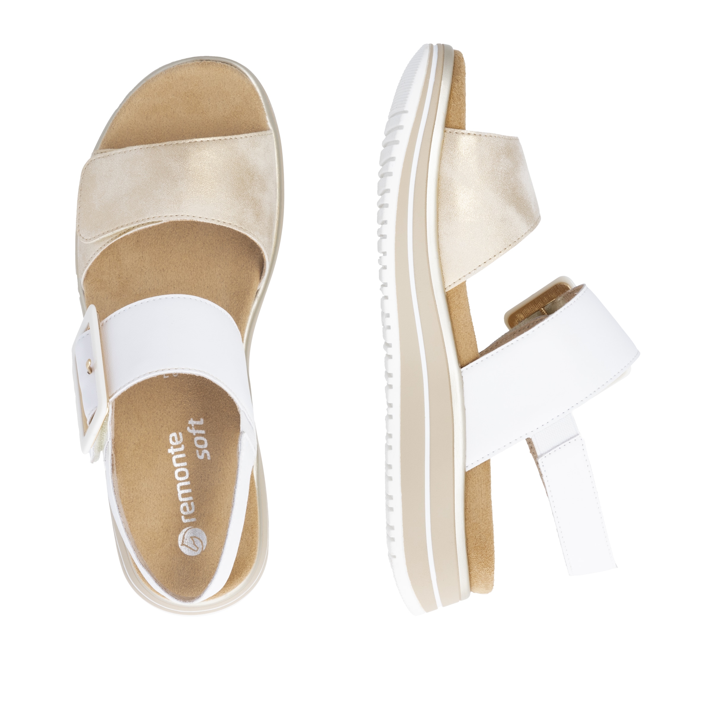 Remonte Sandales compensées  , Sommerschuh, Riemchensandale mit komfortablem Softfussbett