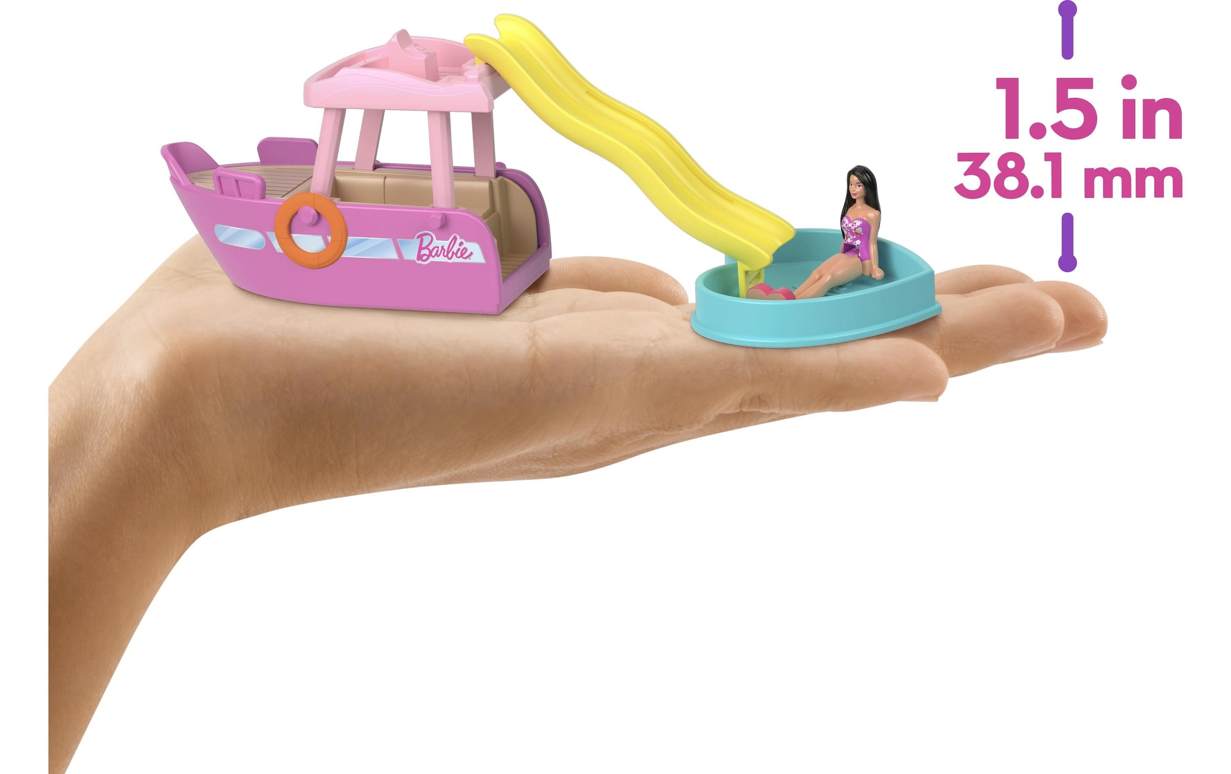 Barbie Anziehpuppe »Mini BarbieLand Traumboot«