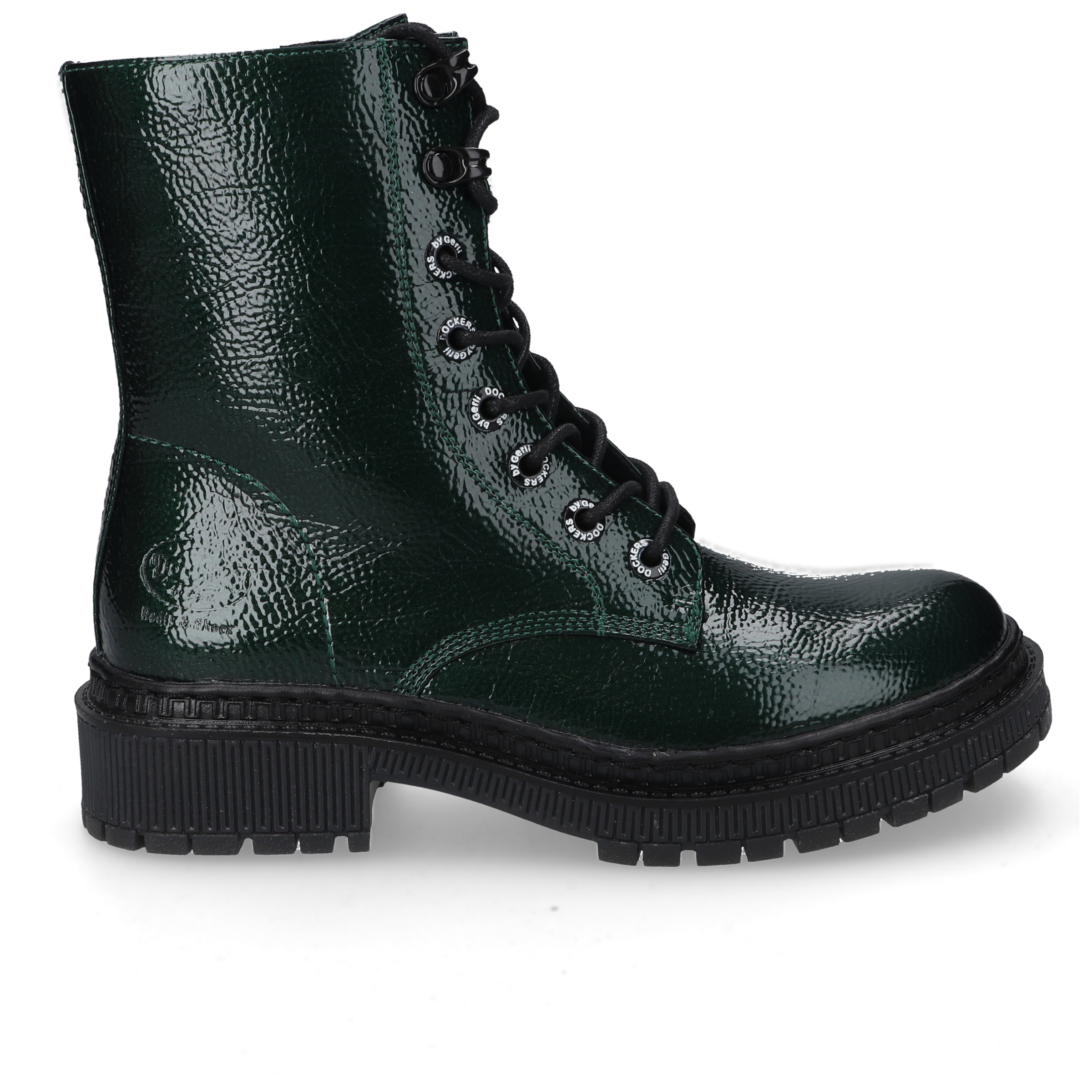 Dockers by Gerli Schnürboots  Biker Boots mit Reissverschluss