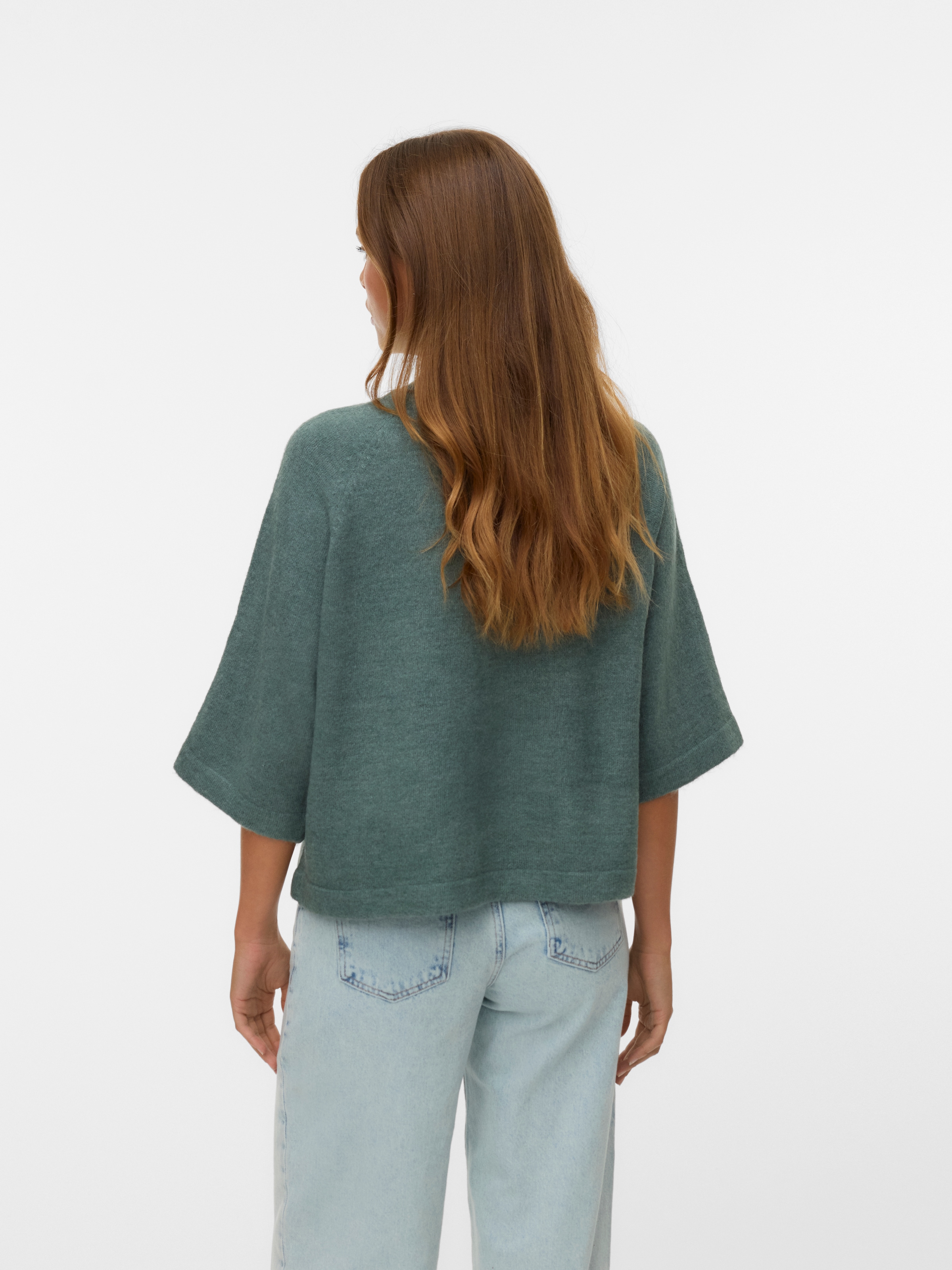 Vero Moda Pull en tricot »VMLEFILE 3/4 O-NECK PULLOVER NOOS«