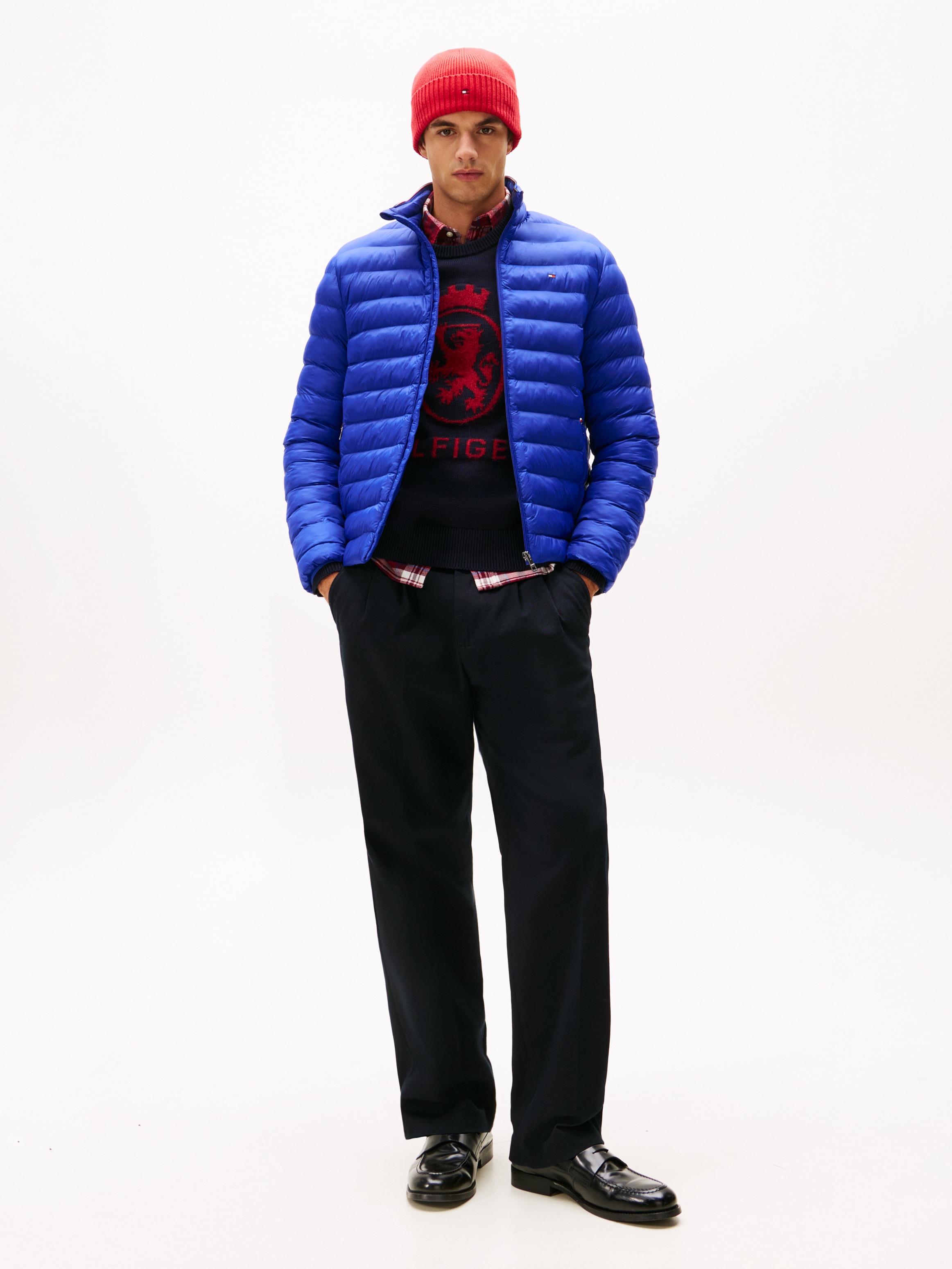 Tommy Hilfiger Steppjacke »PACKABLE RECYCLED JACKET«, Übergangsjacke mit Logostickerei