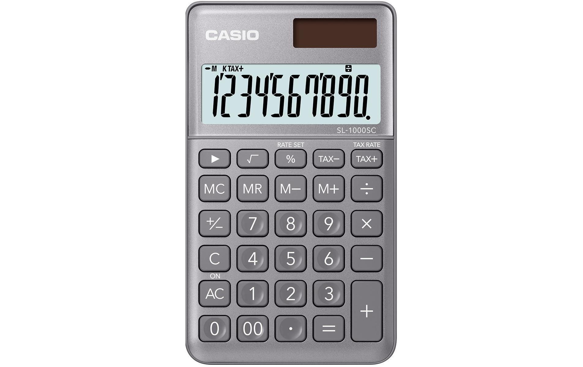 Taschenrechner »CS-SL-1000SC-GY Grau«