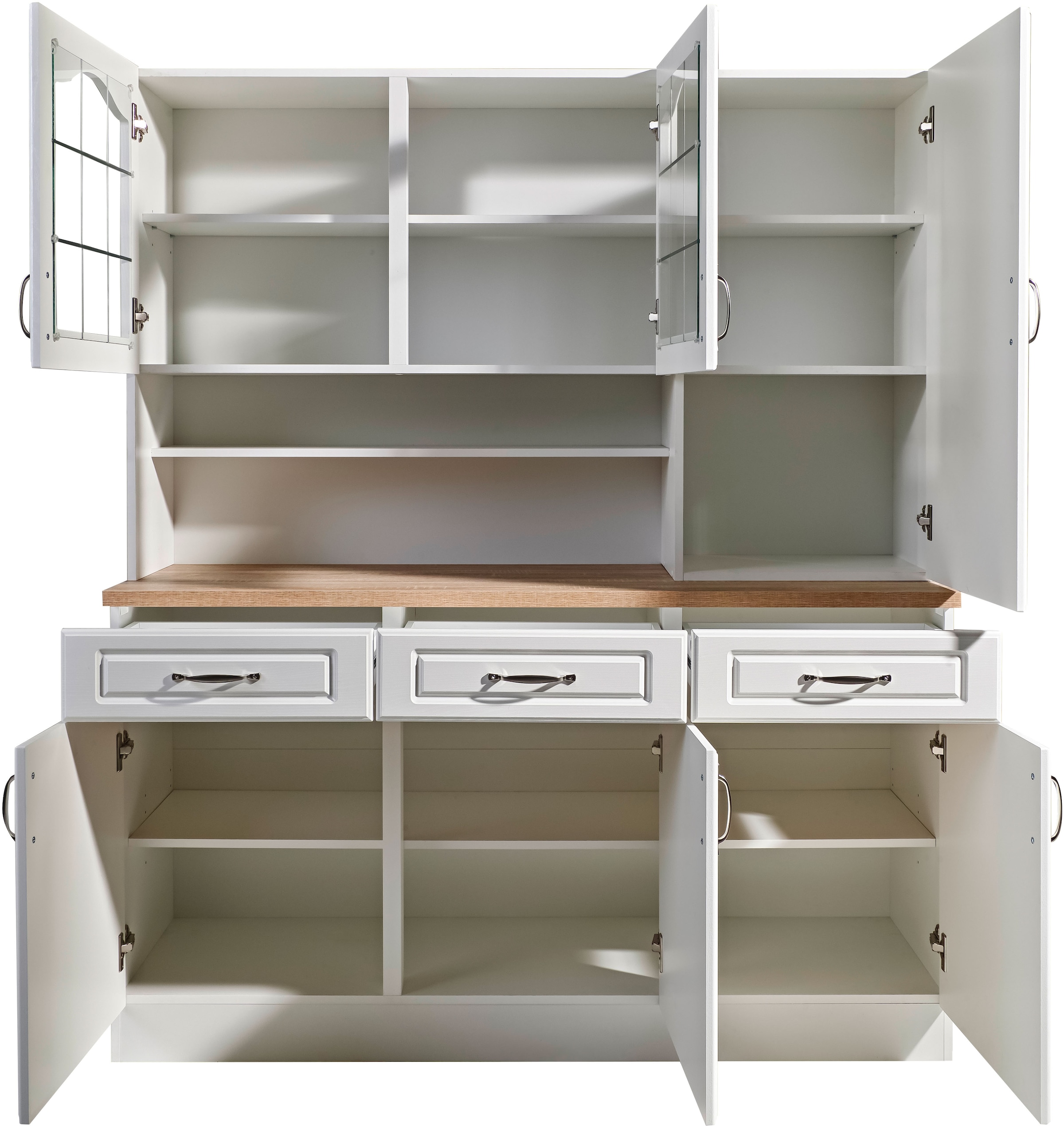 wiho Küchen Küchenbuffet »Linz« 150 cm breit, in Landhaus-Optik