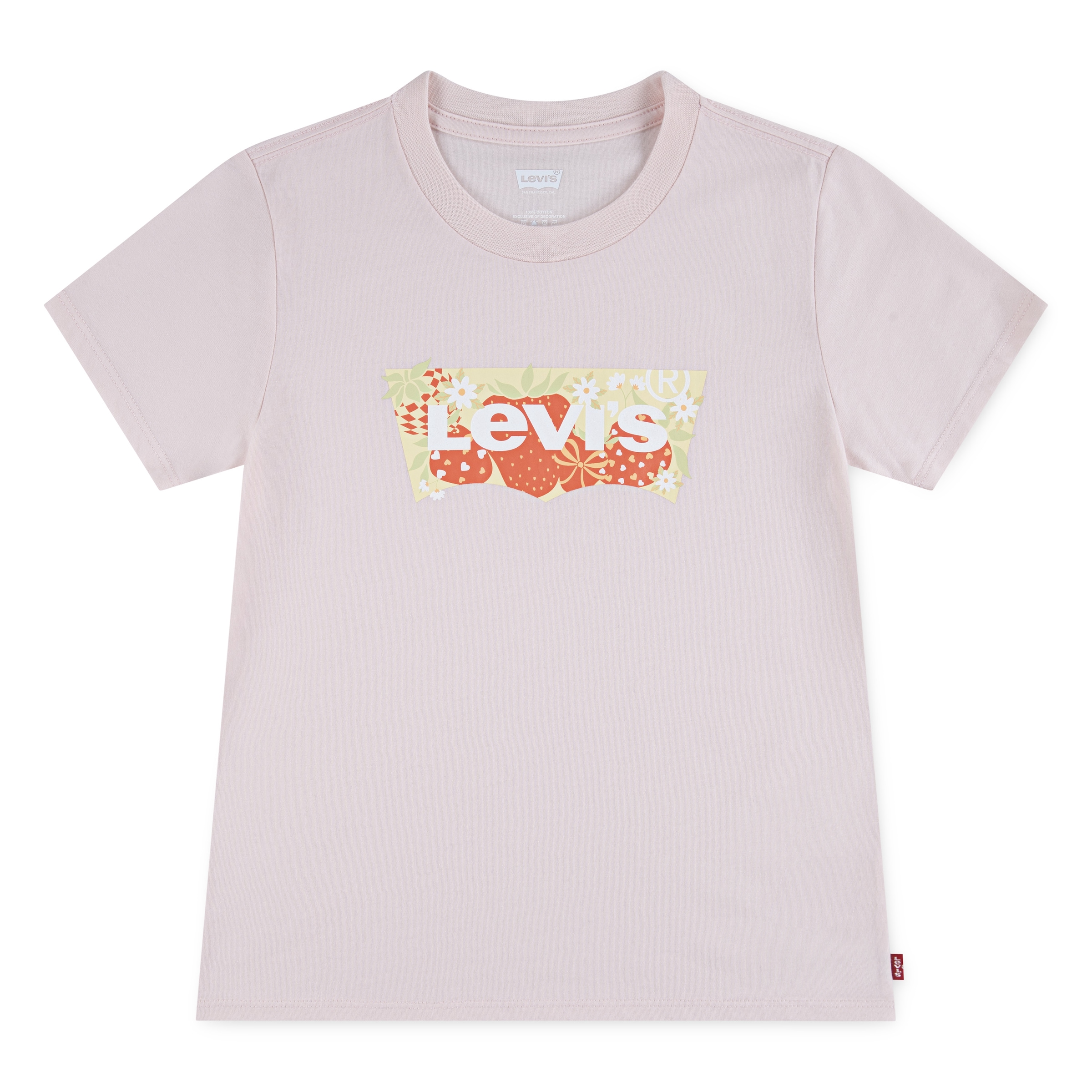 Levi's® Kids T-shirt »LVG STRAWBERRY SS BATWING TEE« mit Logo Print