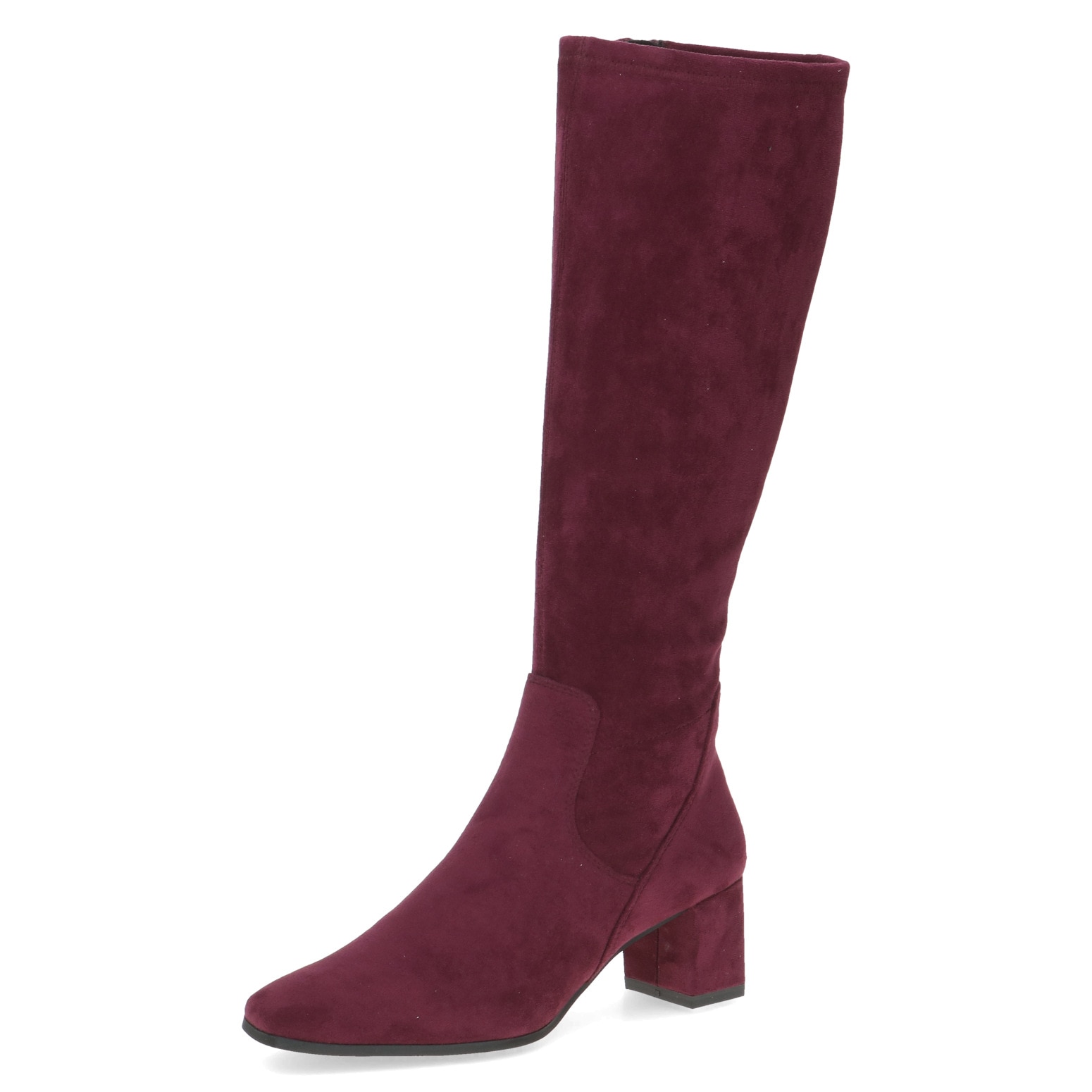 Image of Caprice Stiefel, Blockabsatz, Abendschuh, Langschaft-Stiefel mit Innenreissverschluss