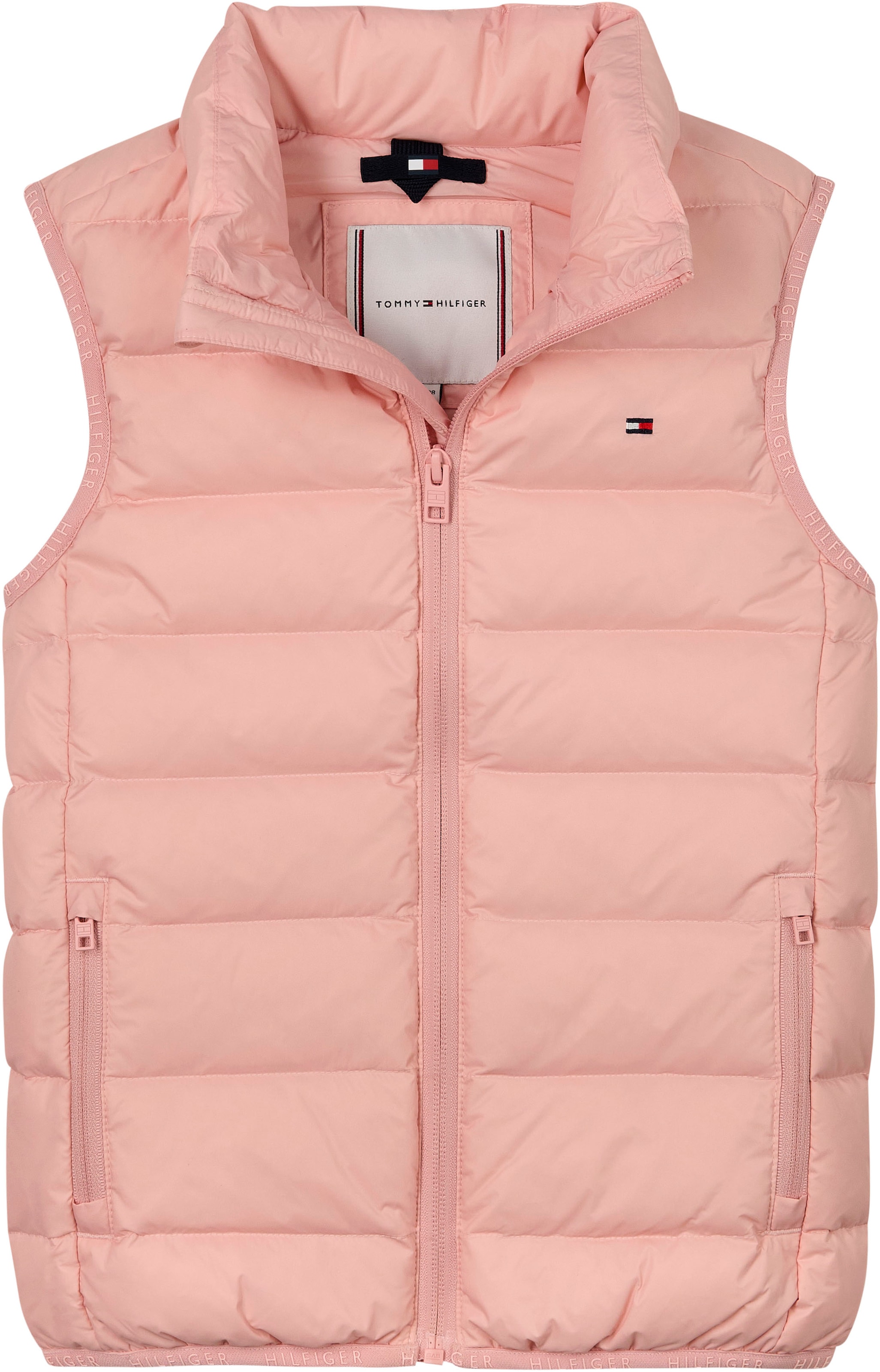 Tommy Hilfiger Steppweste »U ESSENTIAL LIGHT DOWN VEST«, Kinder bis 16 Jahre mit Logostickerei