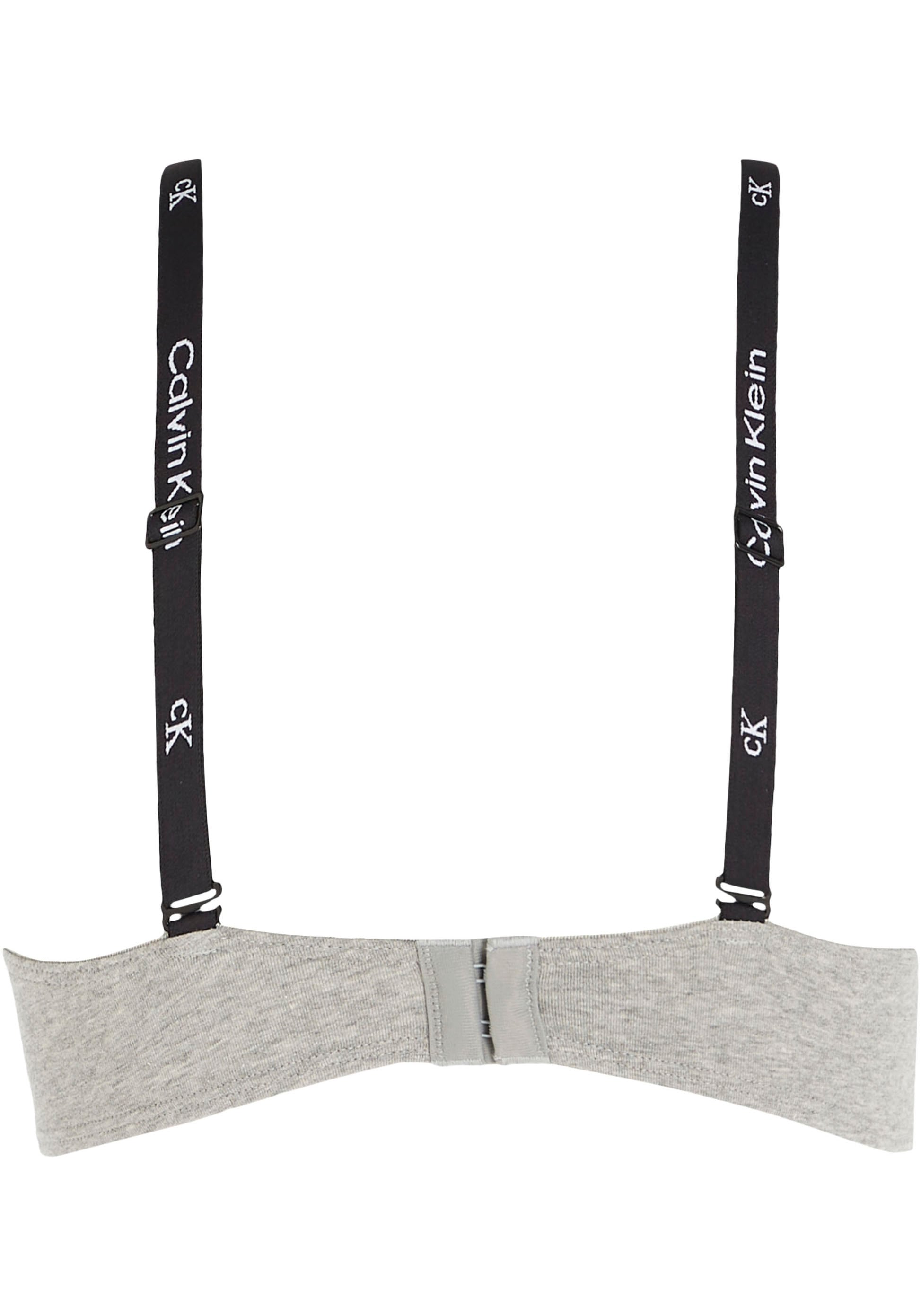Calvin Klein Underwear Bügel-BH »LIGHTLY LINED DEMI«, mit Logoschriftzügen am Träger