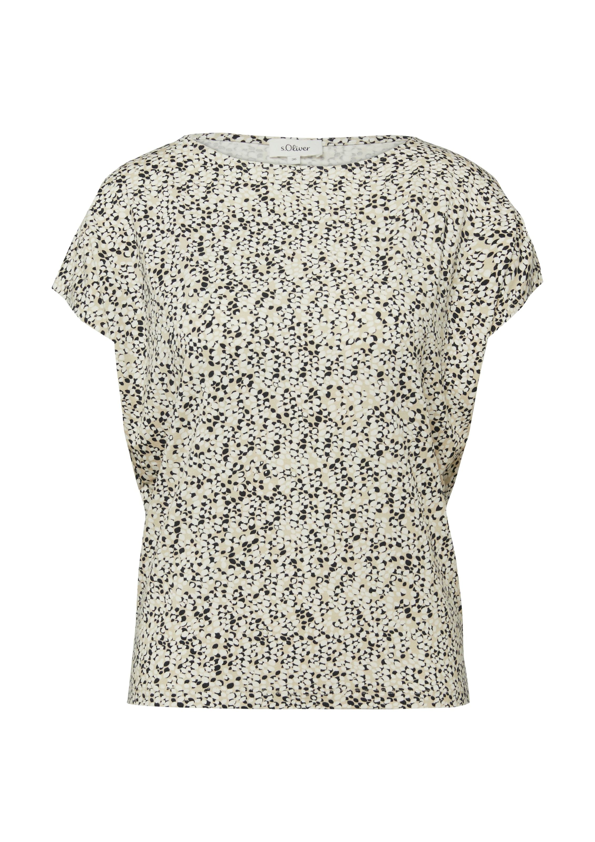 s.Oliver T-shirt à manches courtes t-shirt d'été avec motif graphique