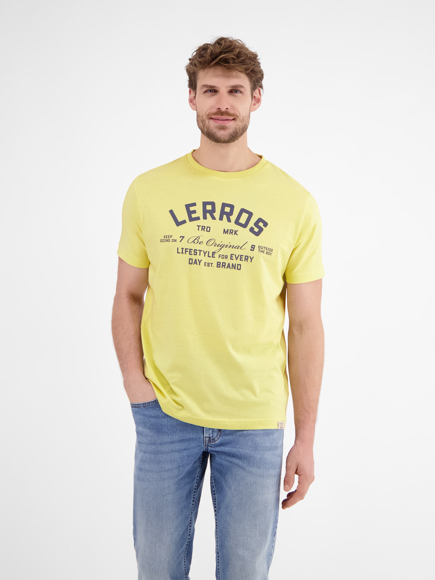Image of LERROS T-Shirt "Sommerliches T-Shirt mit Print"