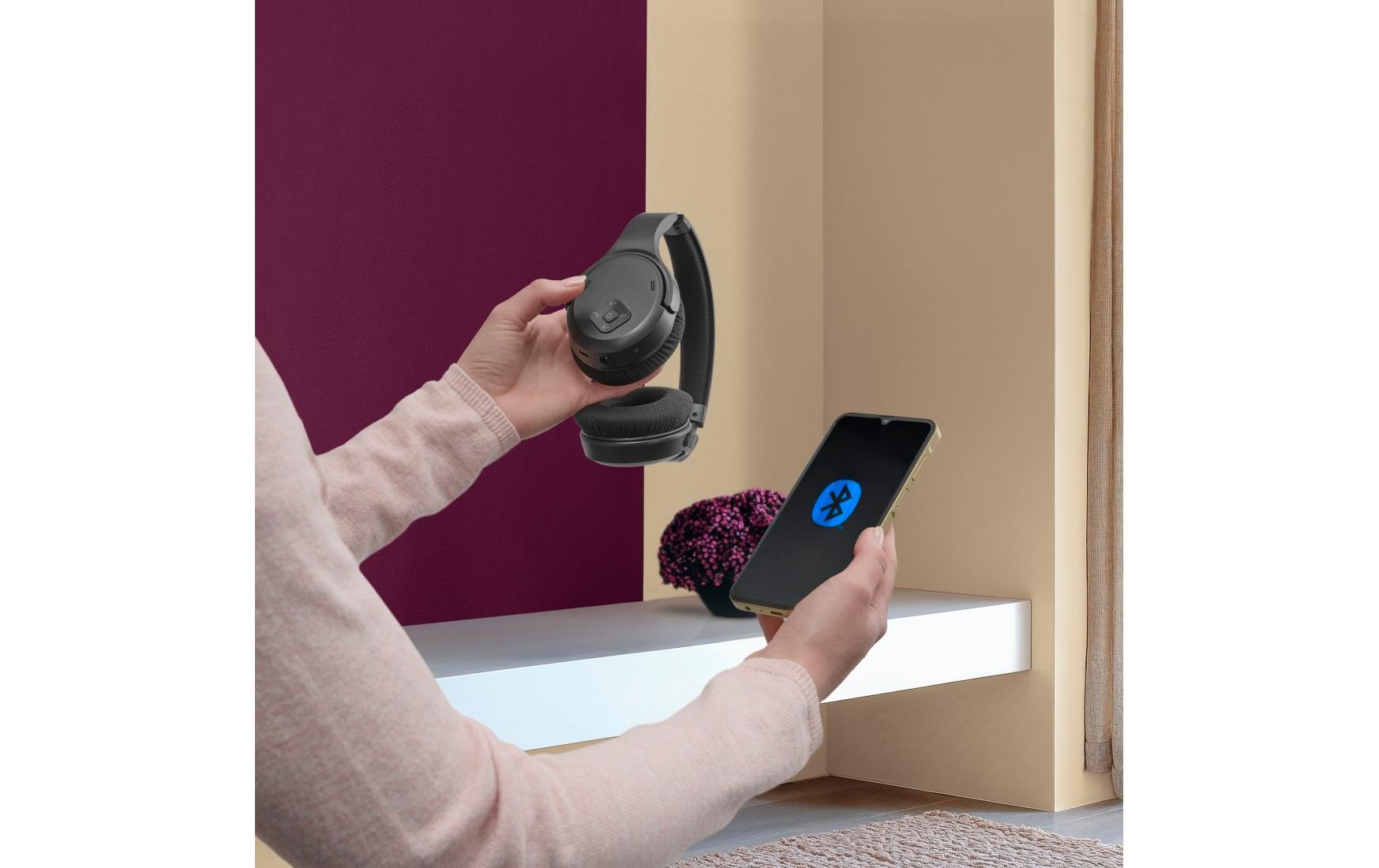   Casque supra-auriculaire eingebautes Mikrofon, Ladezeit: 2,5h