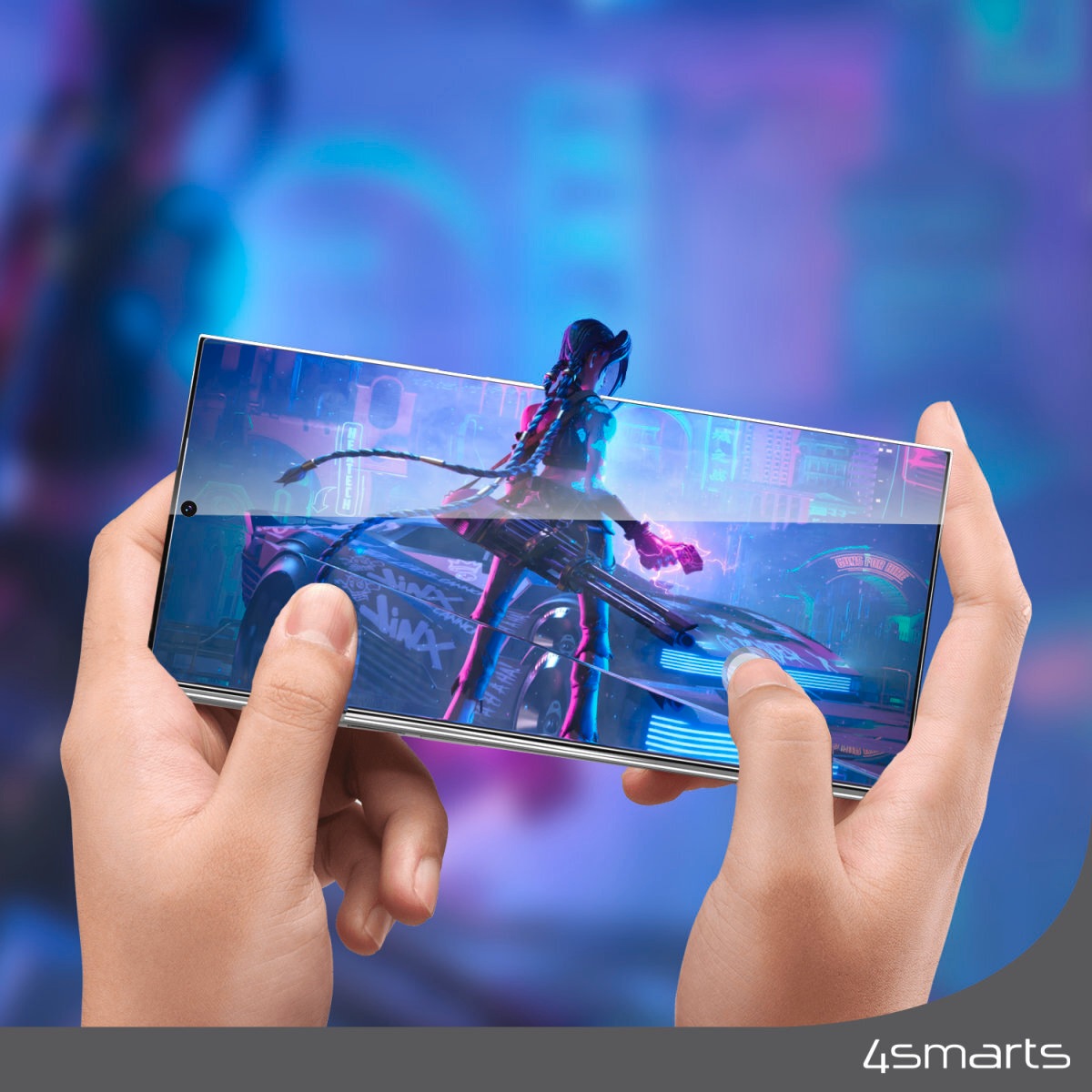 4smarts Displayschutzglas »Second Glass Screen Protector«, für Samsung Galaxy S25 Ultra, Displayschutzfolie, Schutzfolie, Bildschirmschutz, kratz- & stossfest