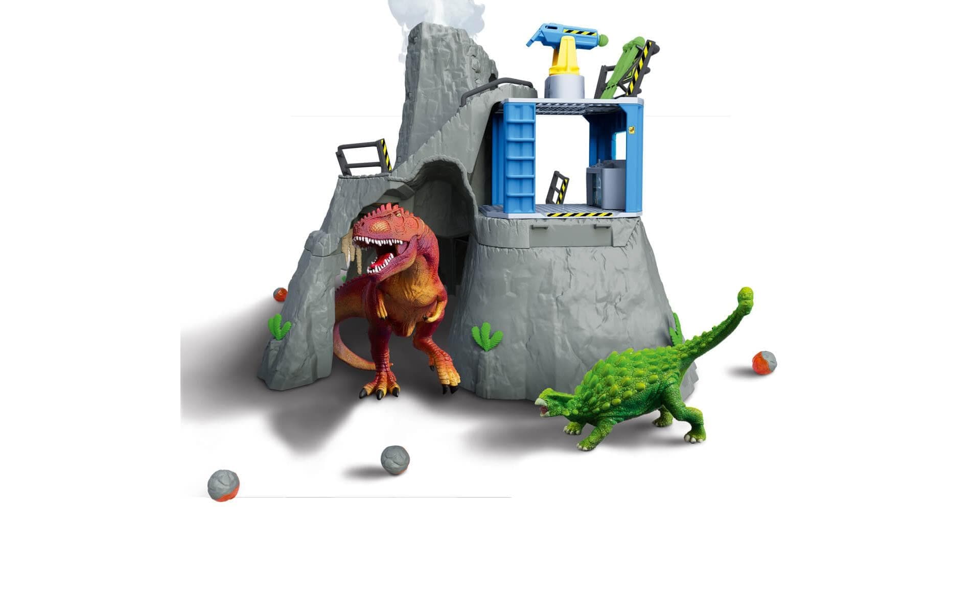 Schleich® Monde de jeu »Figurenset Grosse Vulkan Expedition« Dinosaurier Spielzeug-Set