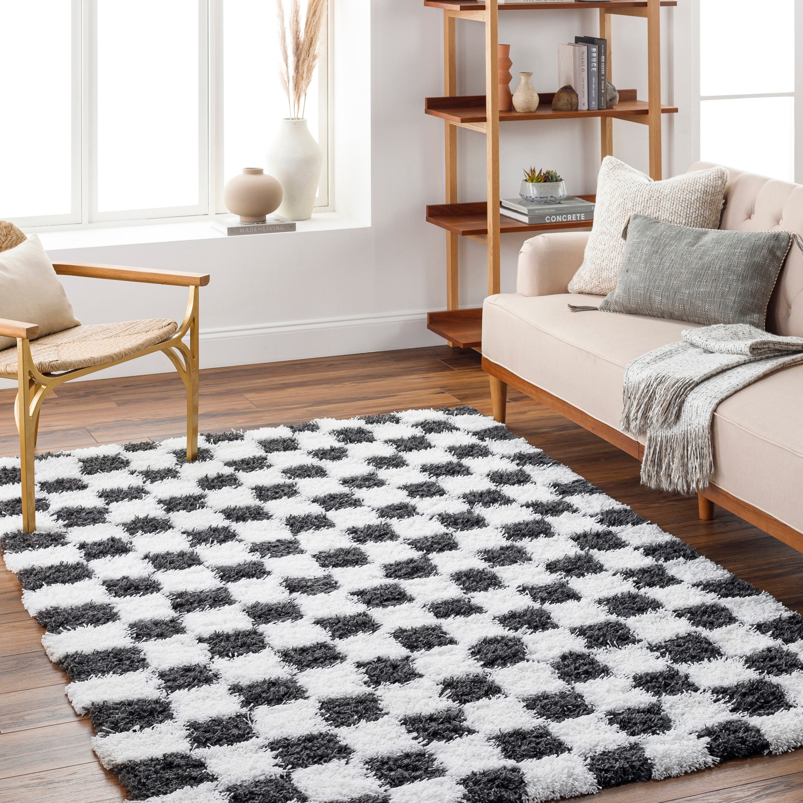 Image of Livabliss Hochflor-Teppich "DEWAS" rechteckig 63 mm Höhe