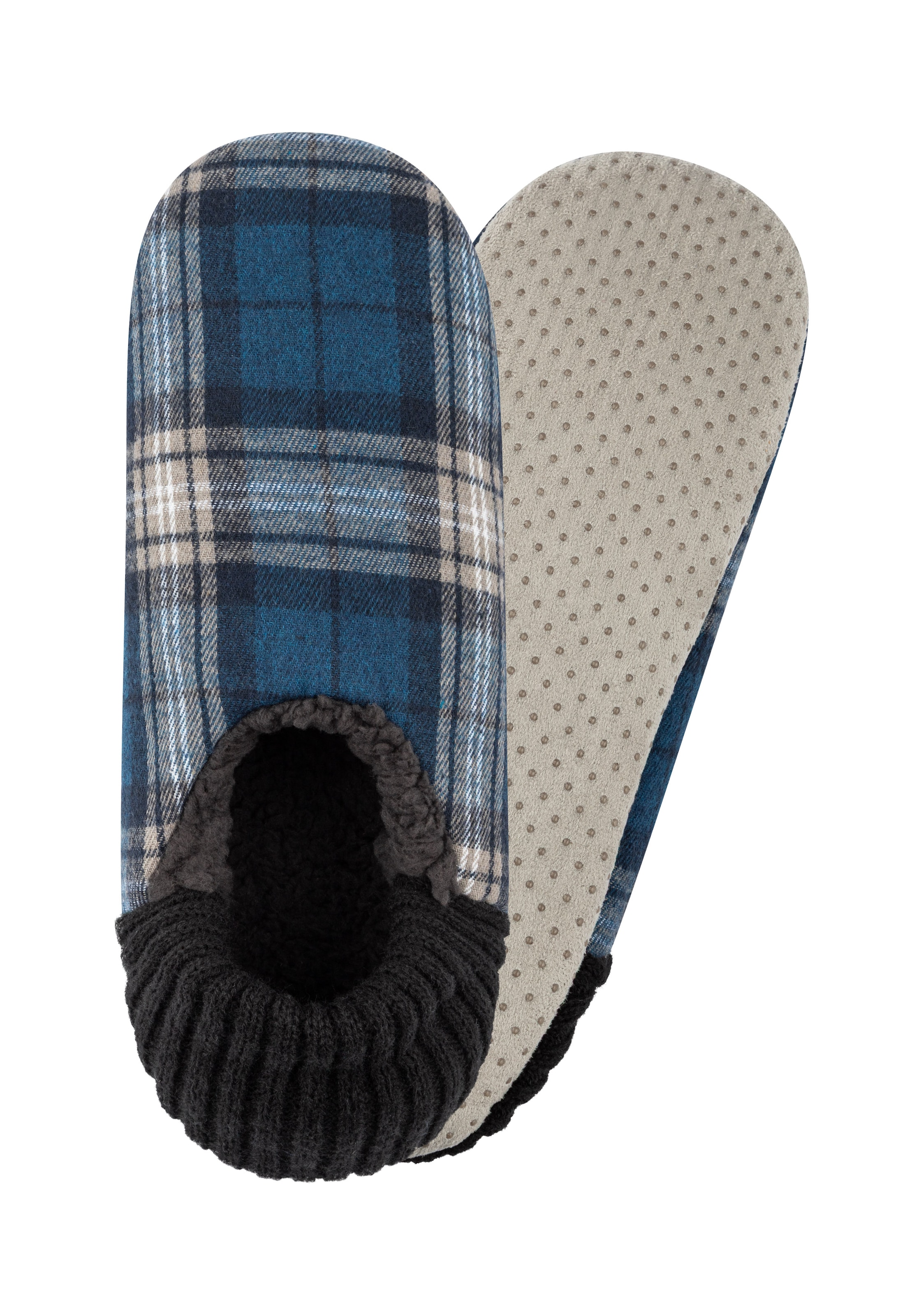 Image of Camano Socken mit ABS-Sohlenaufdruck, kariert
