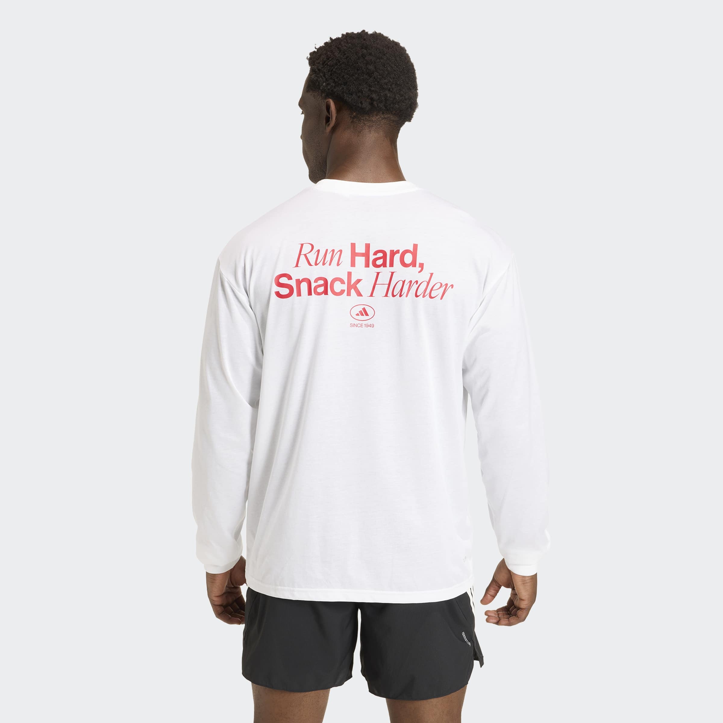 adidas Performance T-shirt de course »RUN HARD GRAPHIC LONGSLEEVE«