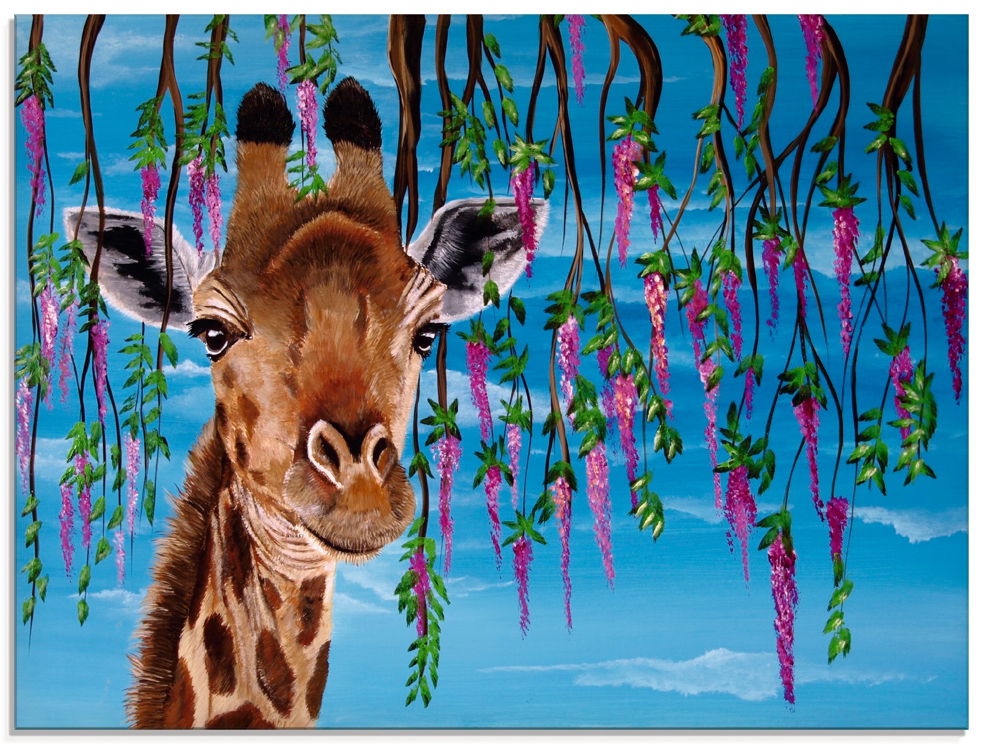 Image of Artland Glasbild »Giraffe«, Wildtiere, (1 St.) bei Ackermann Versand Schweiz