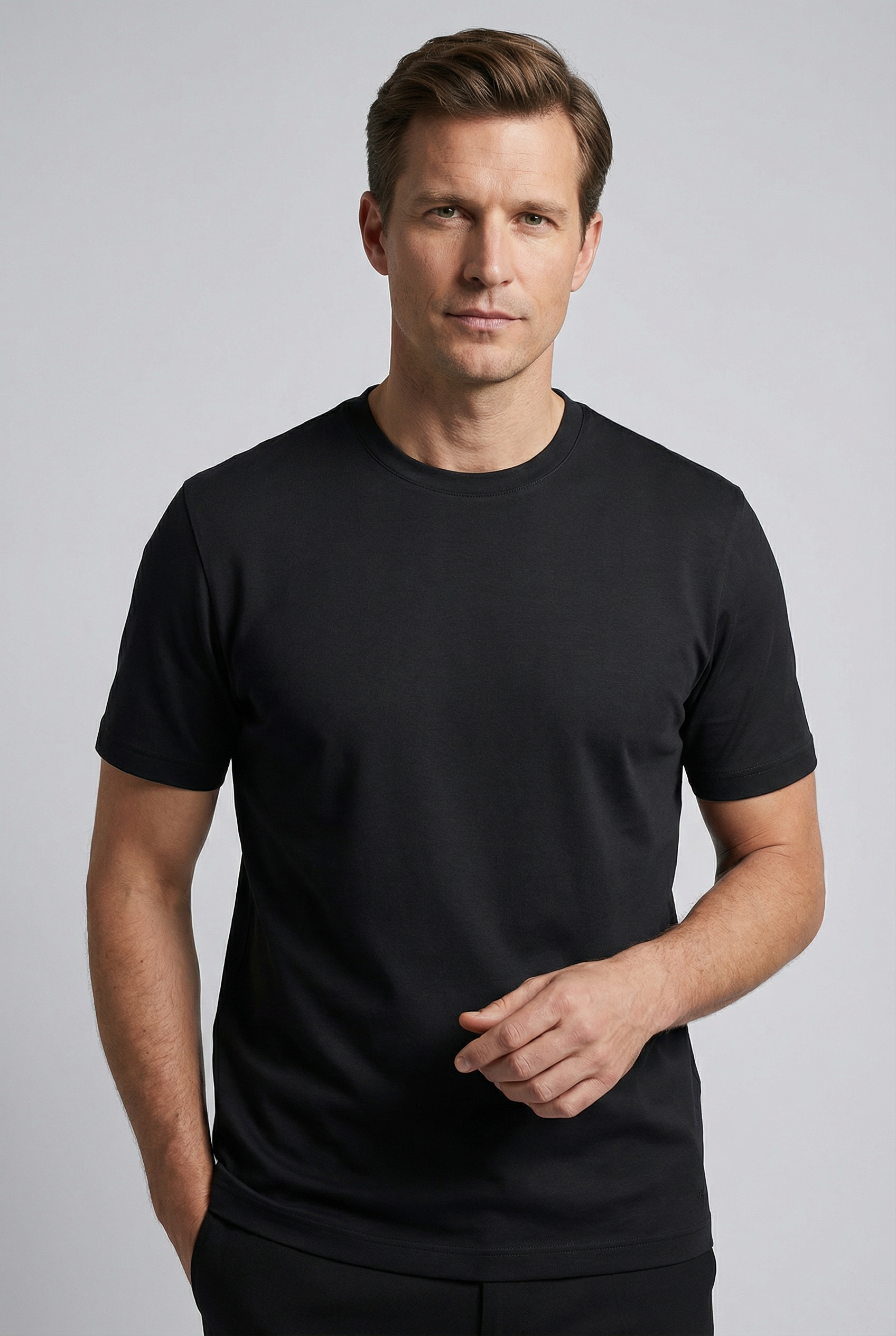 Image of OLYMP T-Shirt basic, normale Passform, Rundhals