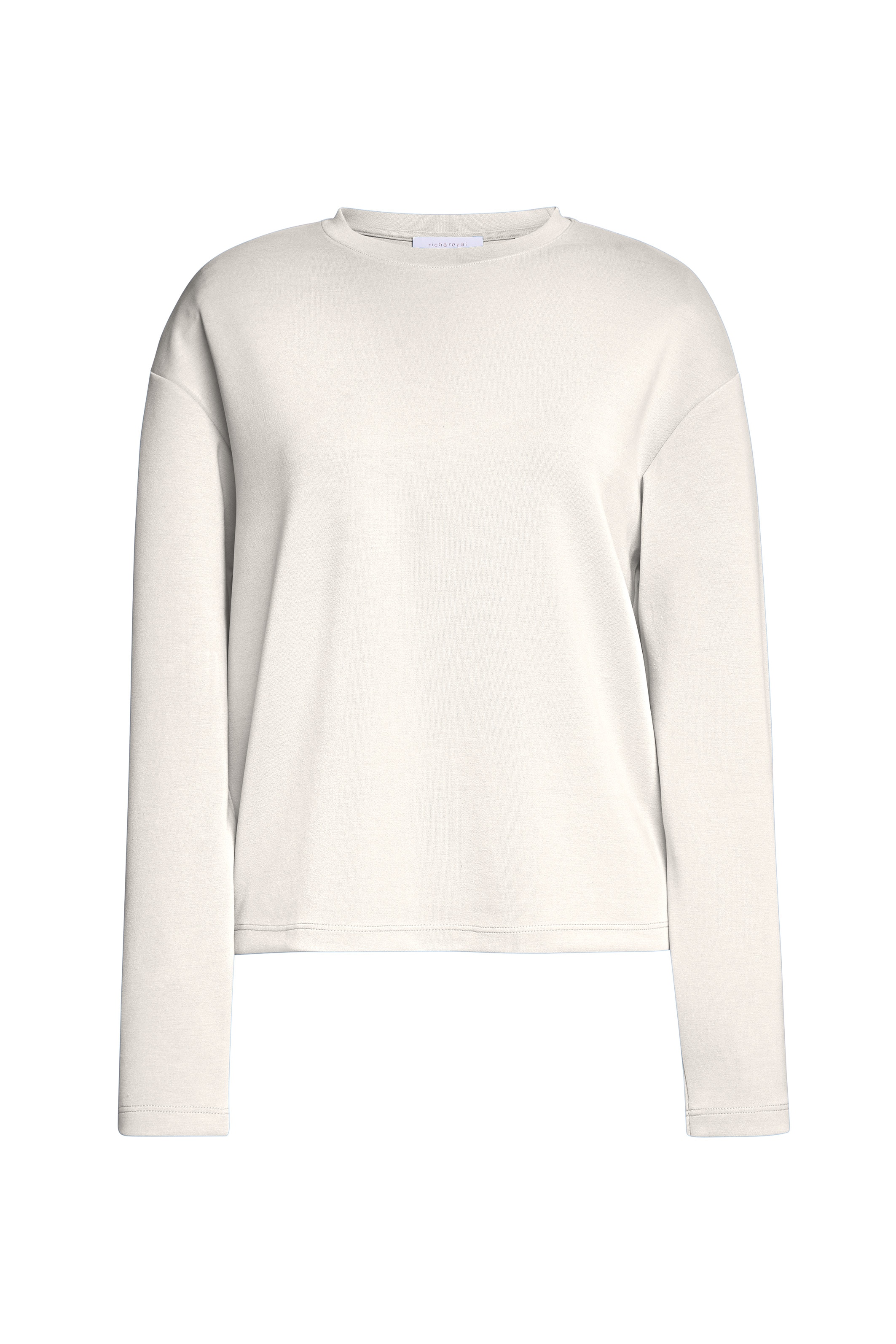 RICHROYAL Sweatshirt »2409 T Peach Crew«, überschnittene Schultern, softer Griff, Rundhals
