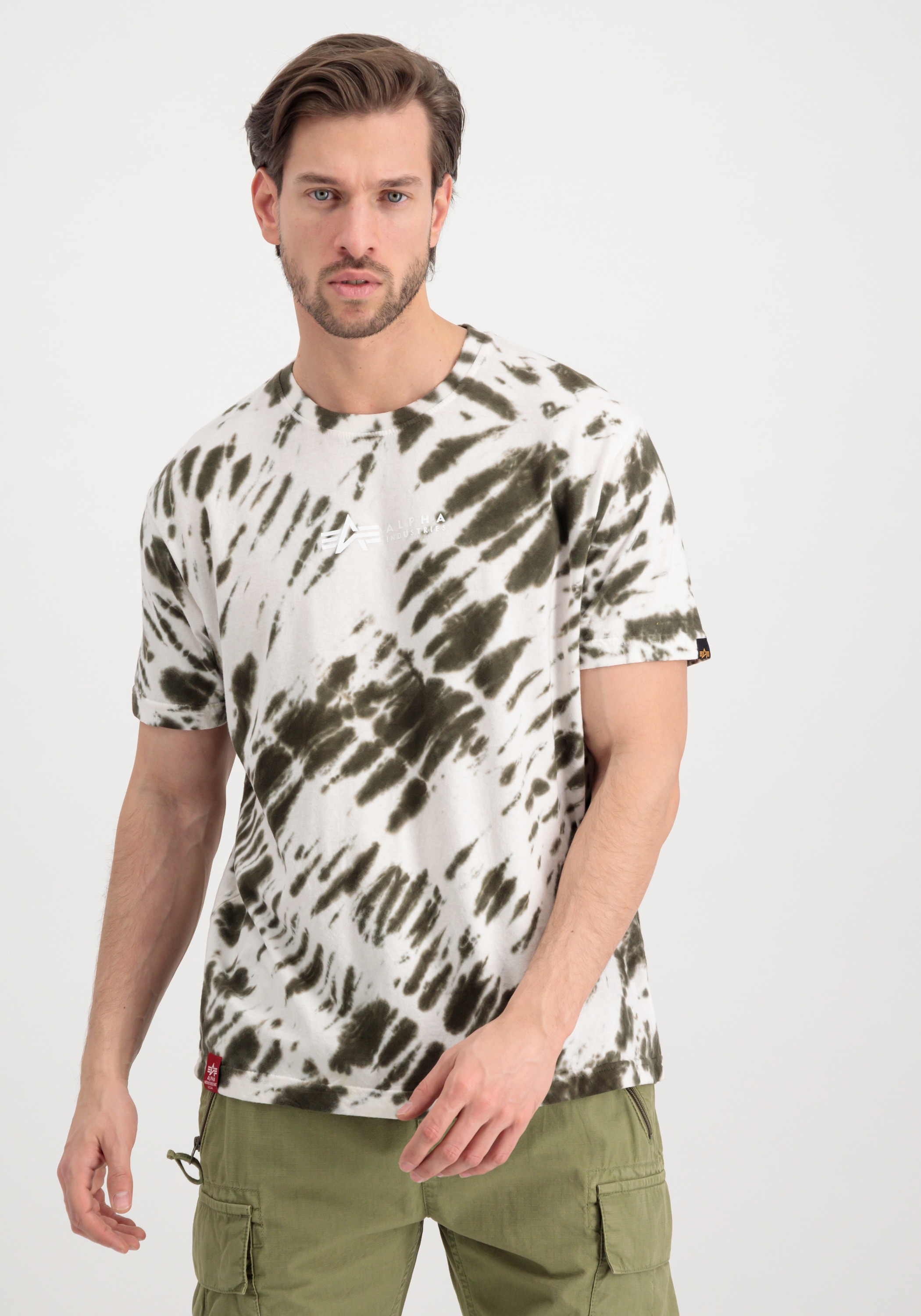 Image of Alpha Industries T-Shirt "Tie Dye T-Shirt"