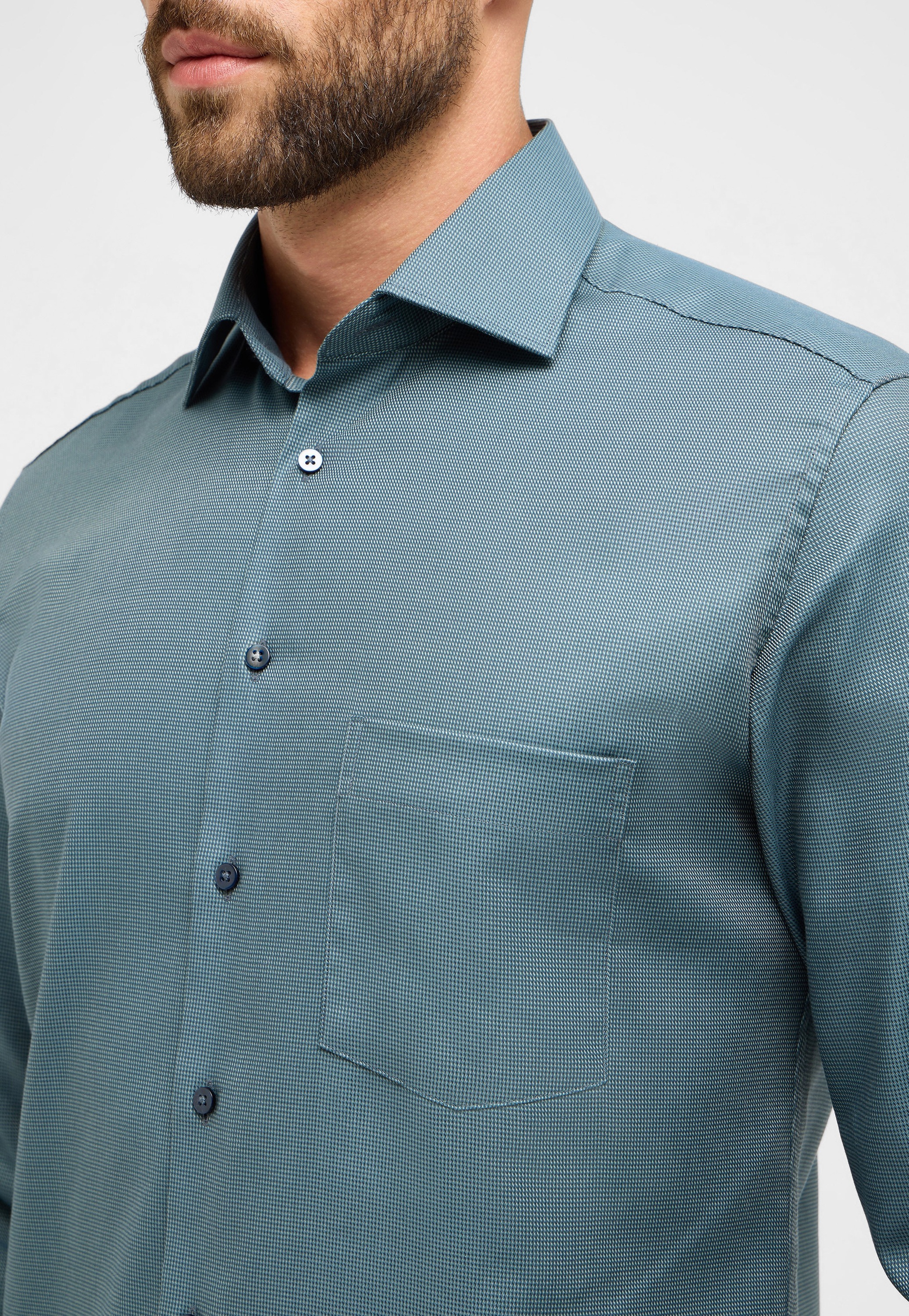 Eterna Langarmhemd »MODERN FIT«, NON IRON (bügelfrei)