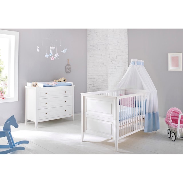 Pinolino® Babymöbel-Set »Smilla«, (Spar-Set, 2 St., Kinderbett,  Wickelkommode), breit; mit Kinderbett und Wickelkommode; Made in Europe  jetzt kaufen
