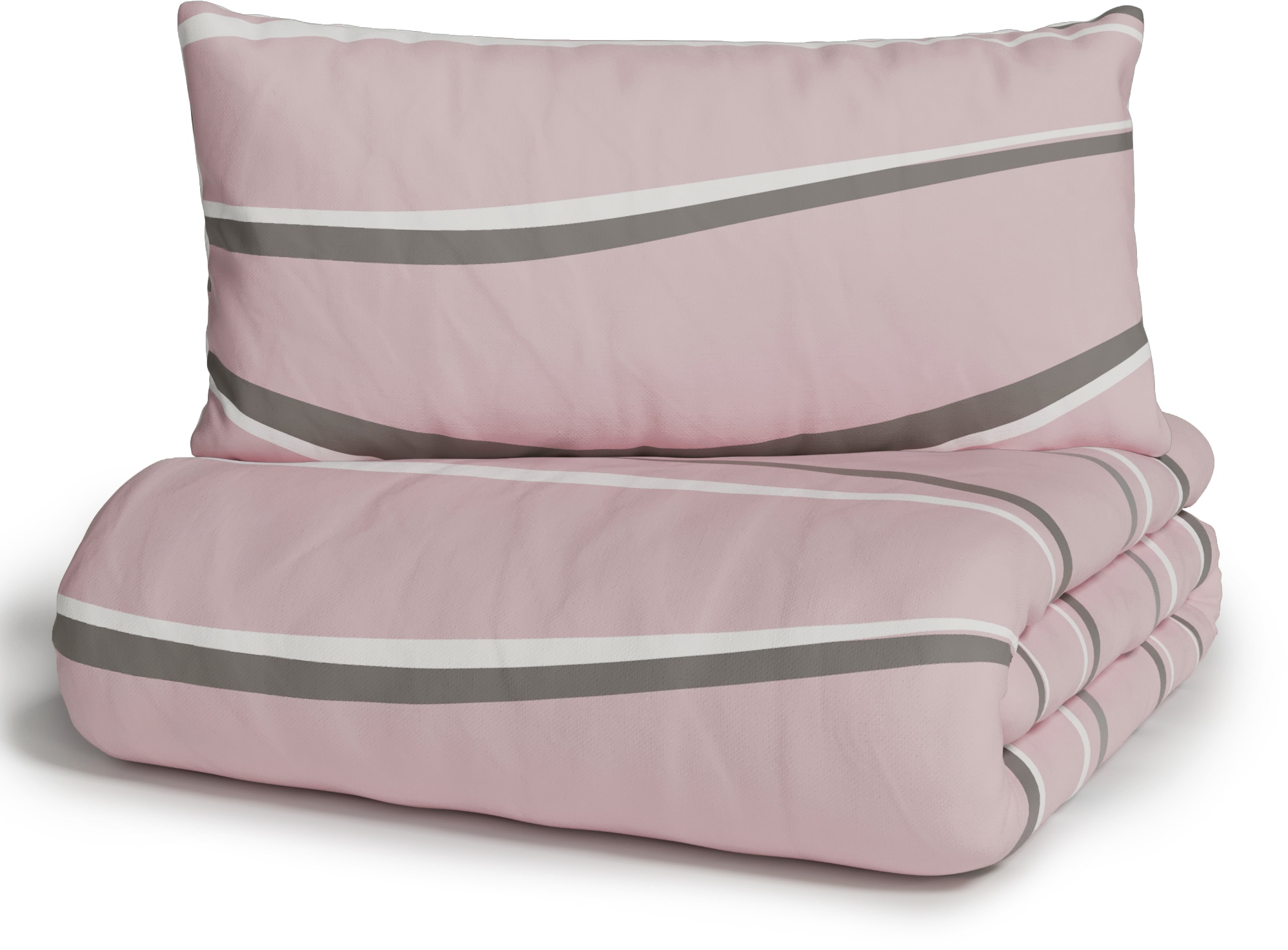 GOODproduct Wendebettwäsche »Alvara« 2 Stk. in Gr. 135x200 oder 155x220 cm, 100% Baumwolle, grafisches Motiv