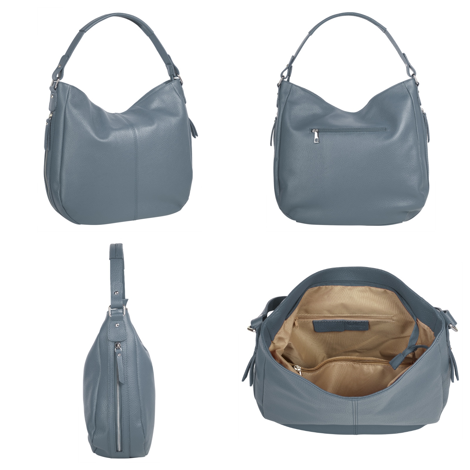 Cluty Shopper, echt Leder, Made in Italy