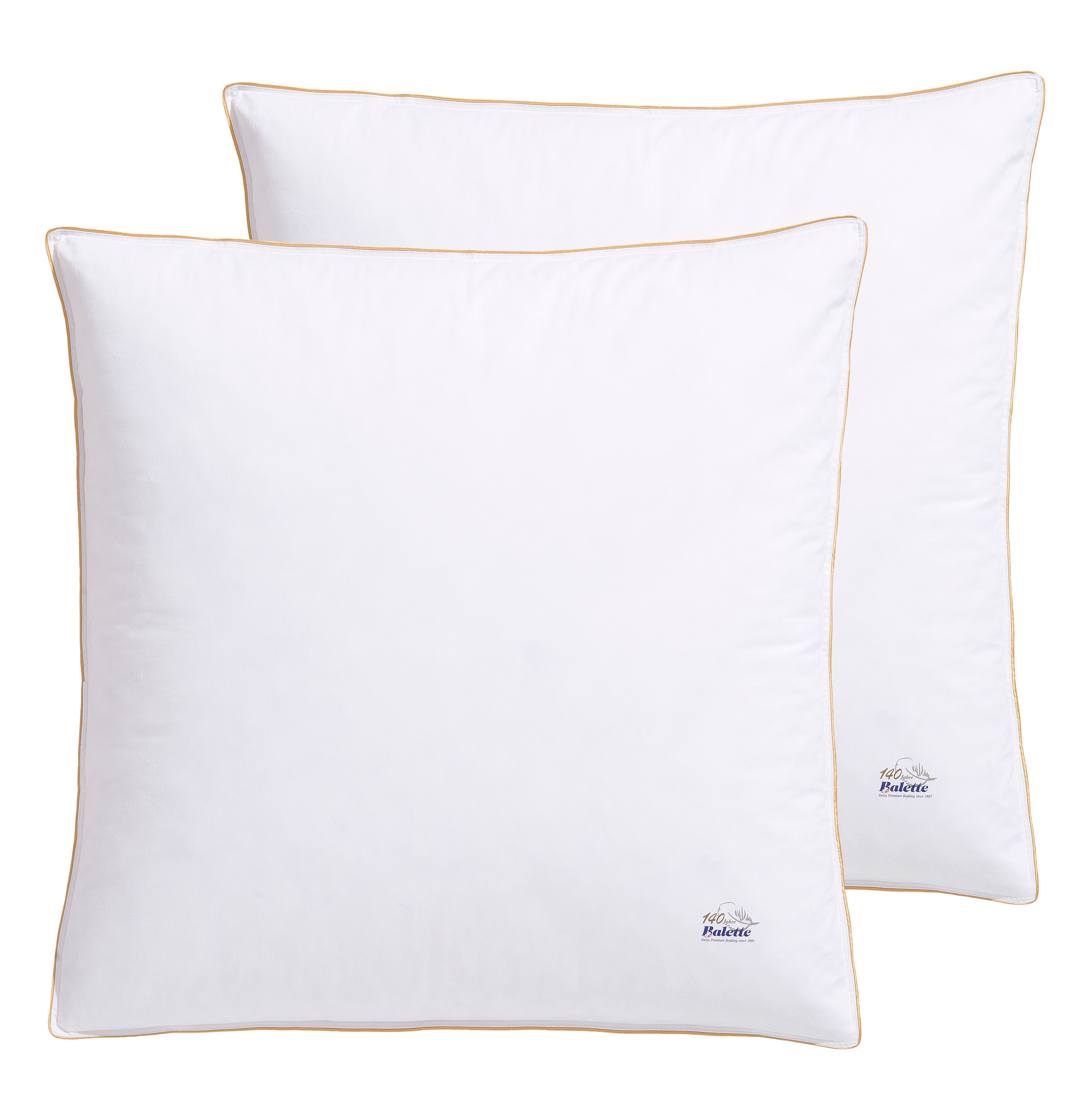 Image of Balette Federkopfkissen "Edition 140 Jahre, Kopfkissen 2er-Set, Made in Germany" 2 Stk. tlg. Kissen-Set 40x80 cm oder 80x80 cm, Made in Germany