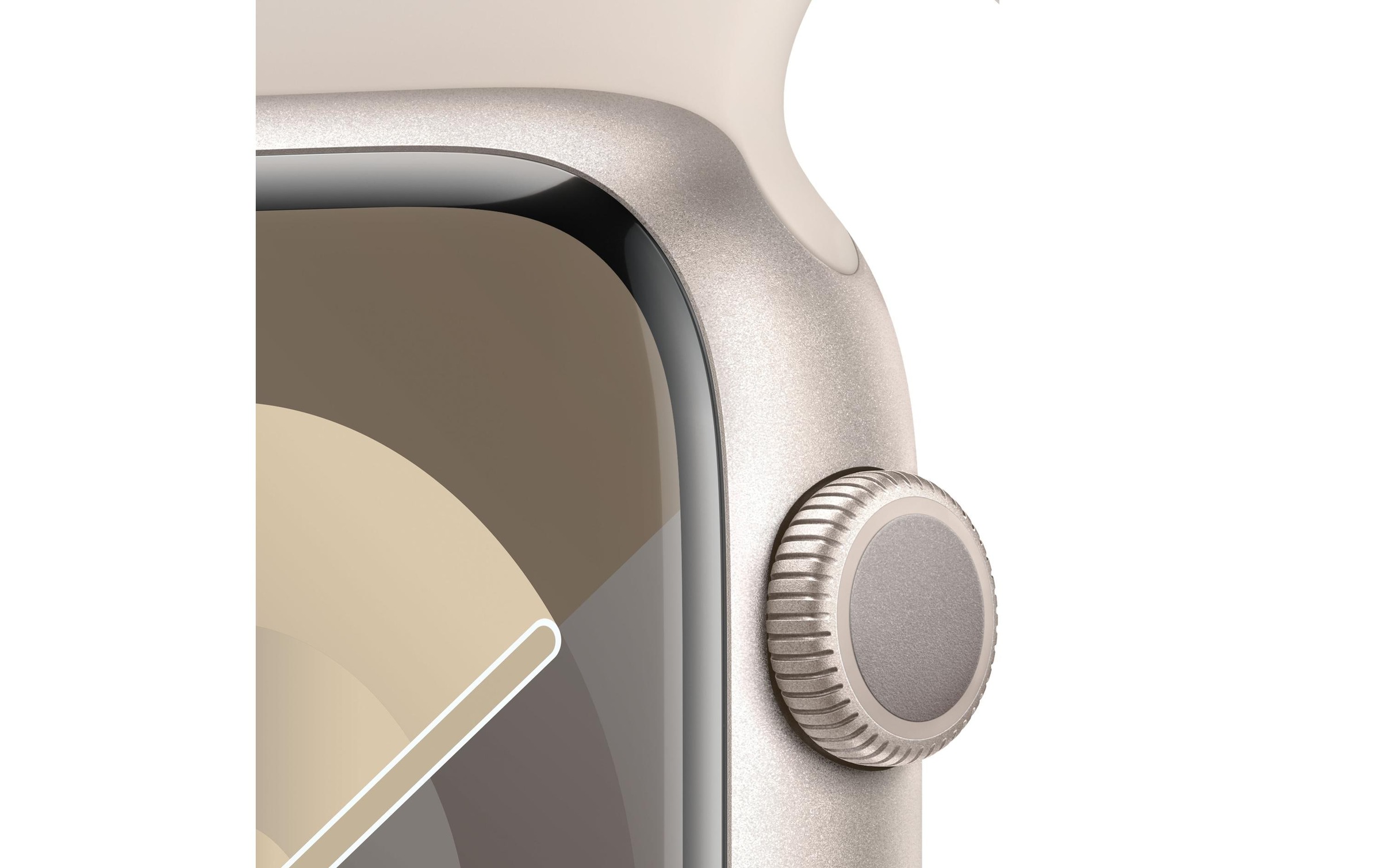 Apple Smartwatch »Series 9, GPS, Aluminium-Gehäuse mit Sportarmband«, Watch OS 10, 64 GB