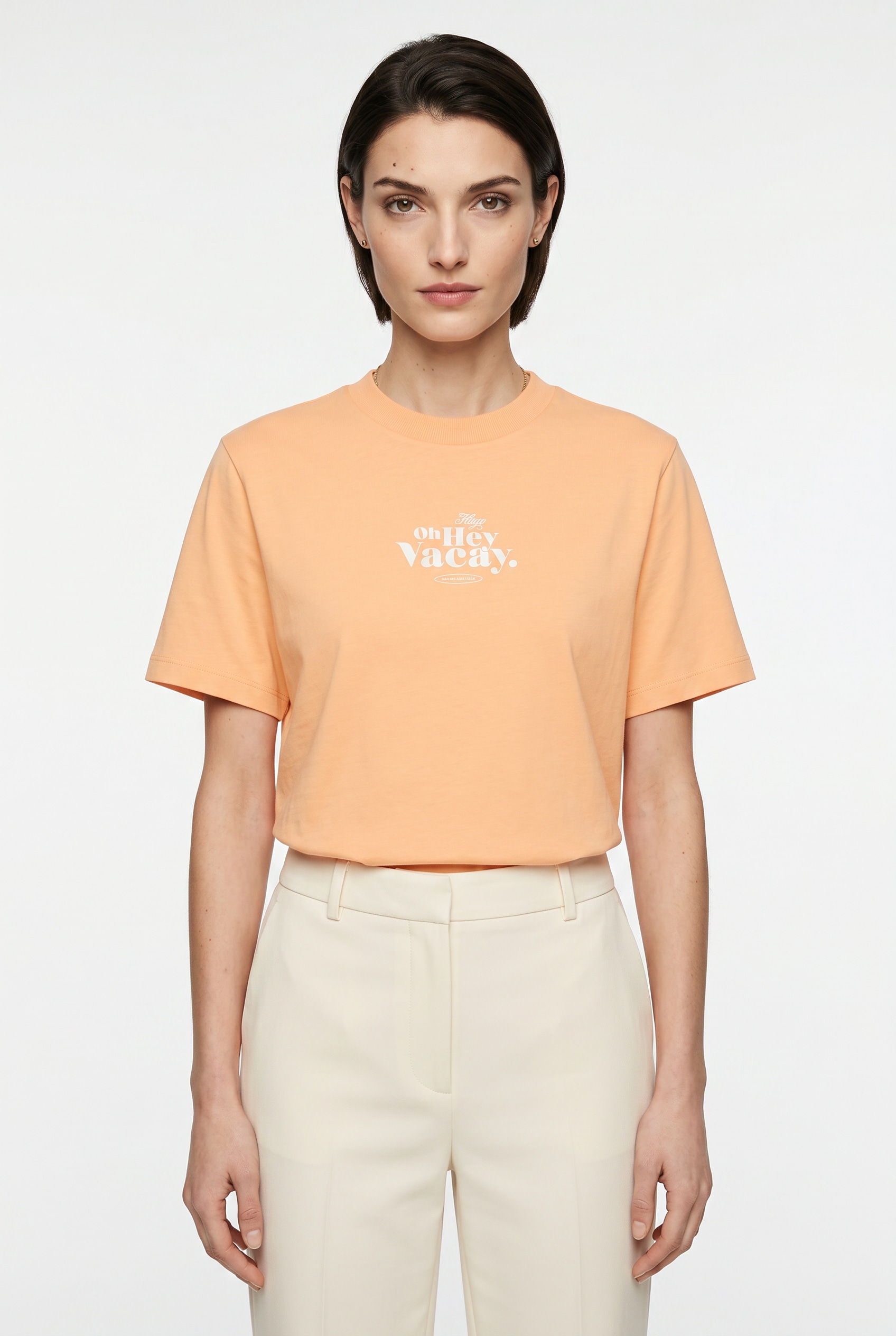HUGO T-shirt »Vintage Tee« mit Rundhals, bedruckt