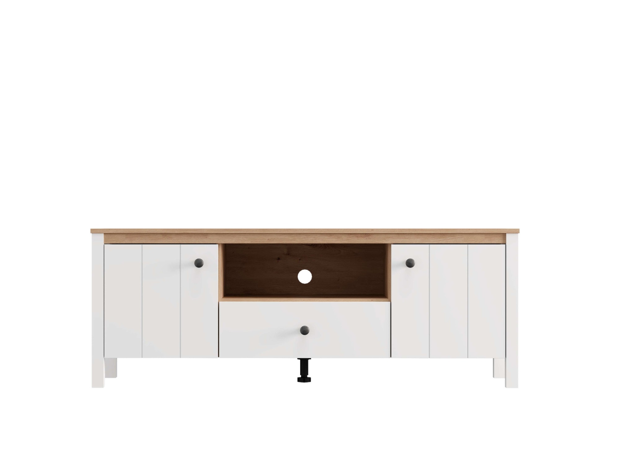 Home affaire Lowboard »BEDFORD, TV-Board, TV-Kommode, TV-Schrank, TV-Unterschrank, TV-Möbel« MDF-Profil 2D ummantelt, Hotstamping
